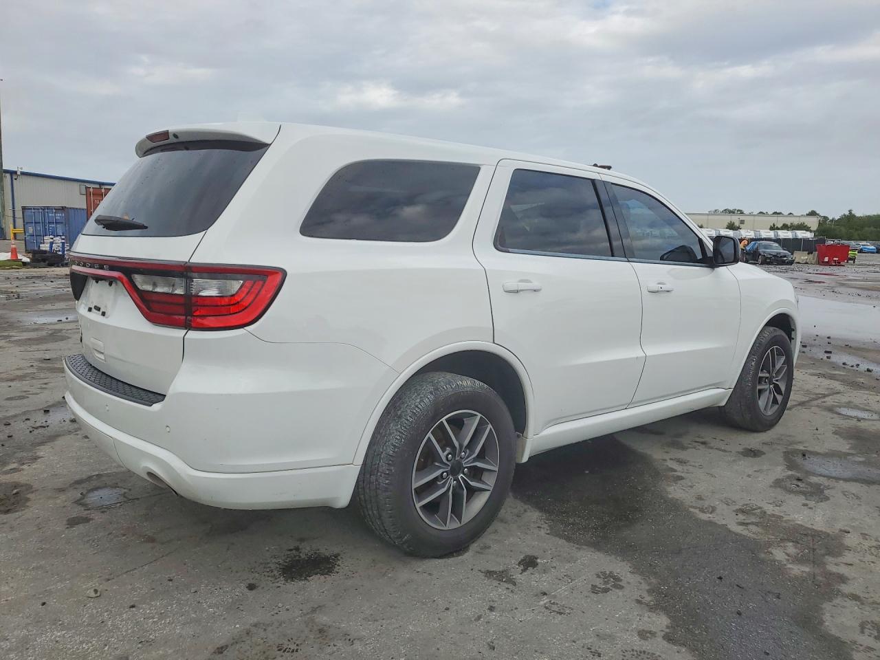 2018 Dodge Durango Sxt White vin: 1C4RDJAG5JC176202