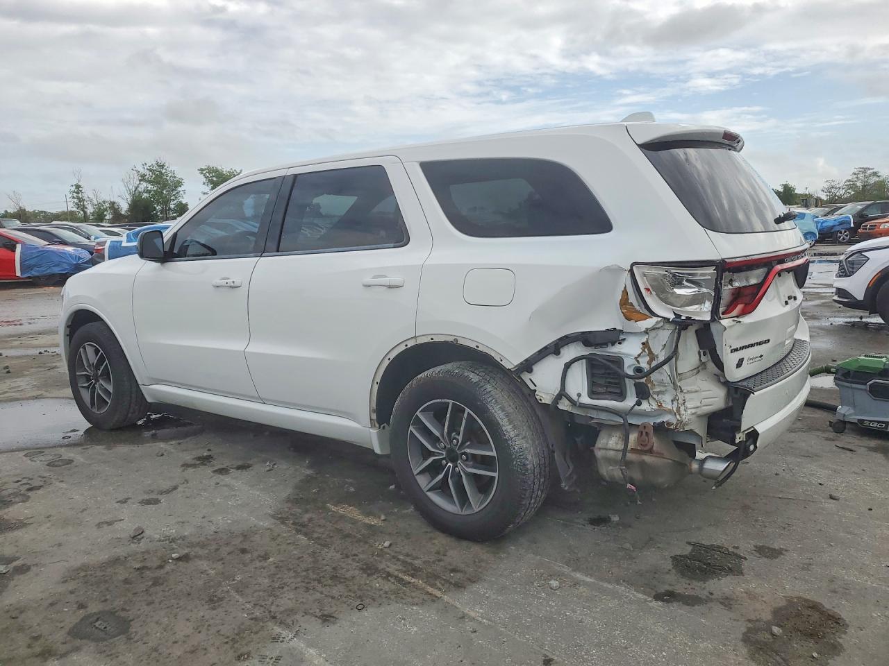 2018 Dodge Durango Sxt White vin: 1C4RDJAG5JC176202
