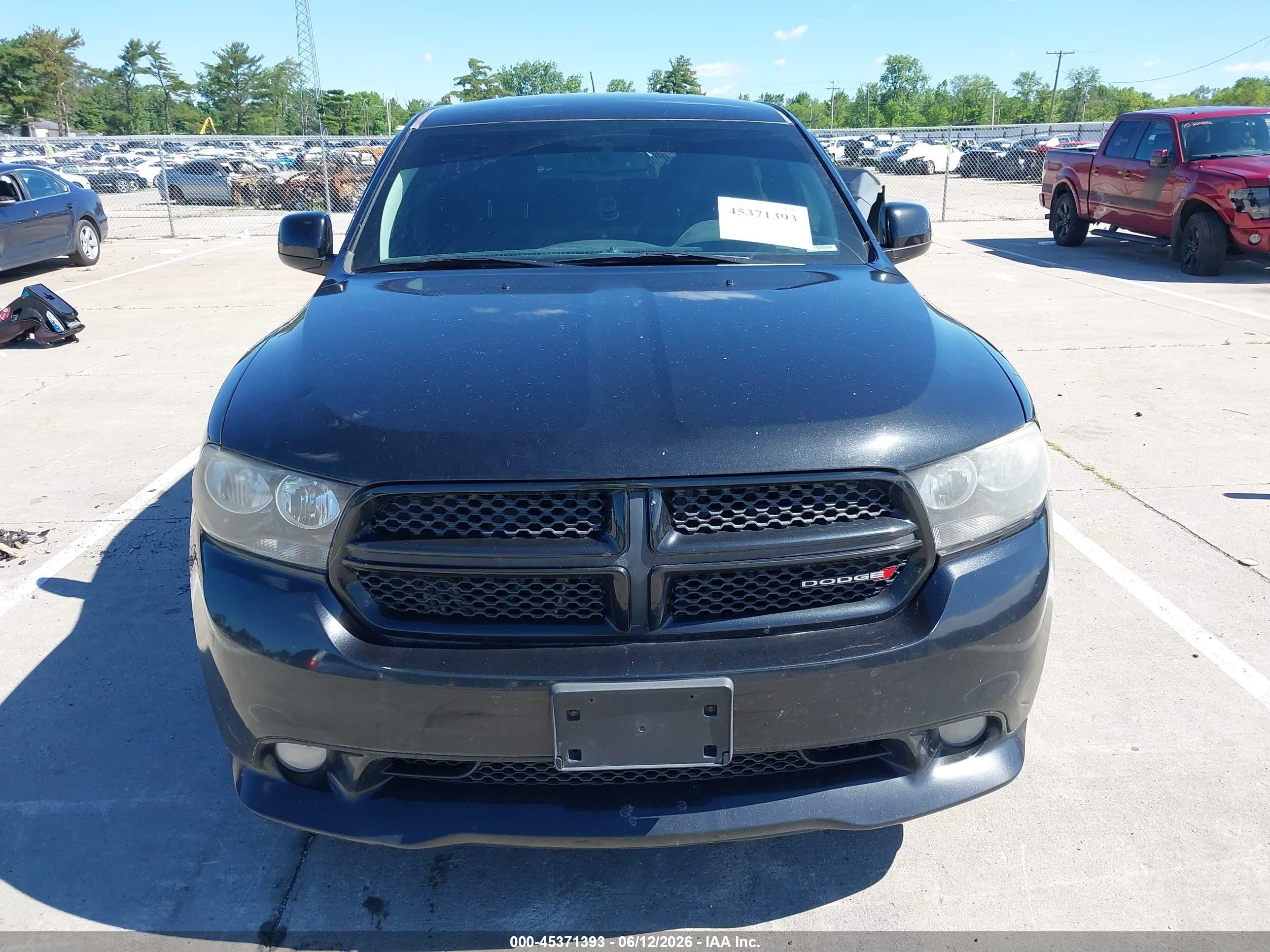 2013 Dodge Durango Sxt Black vin: 1C4RDJAG6DC663722