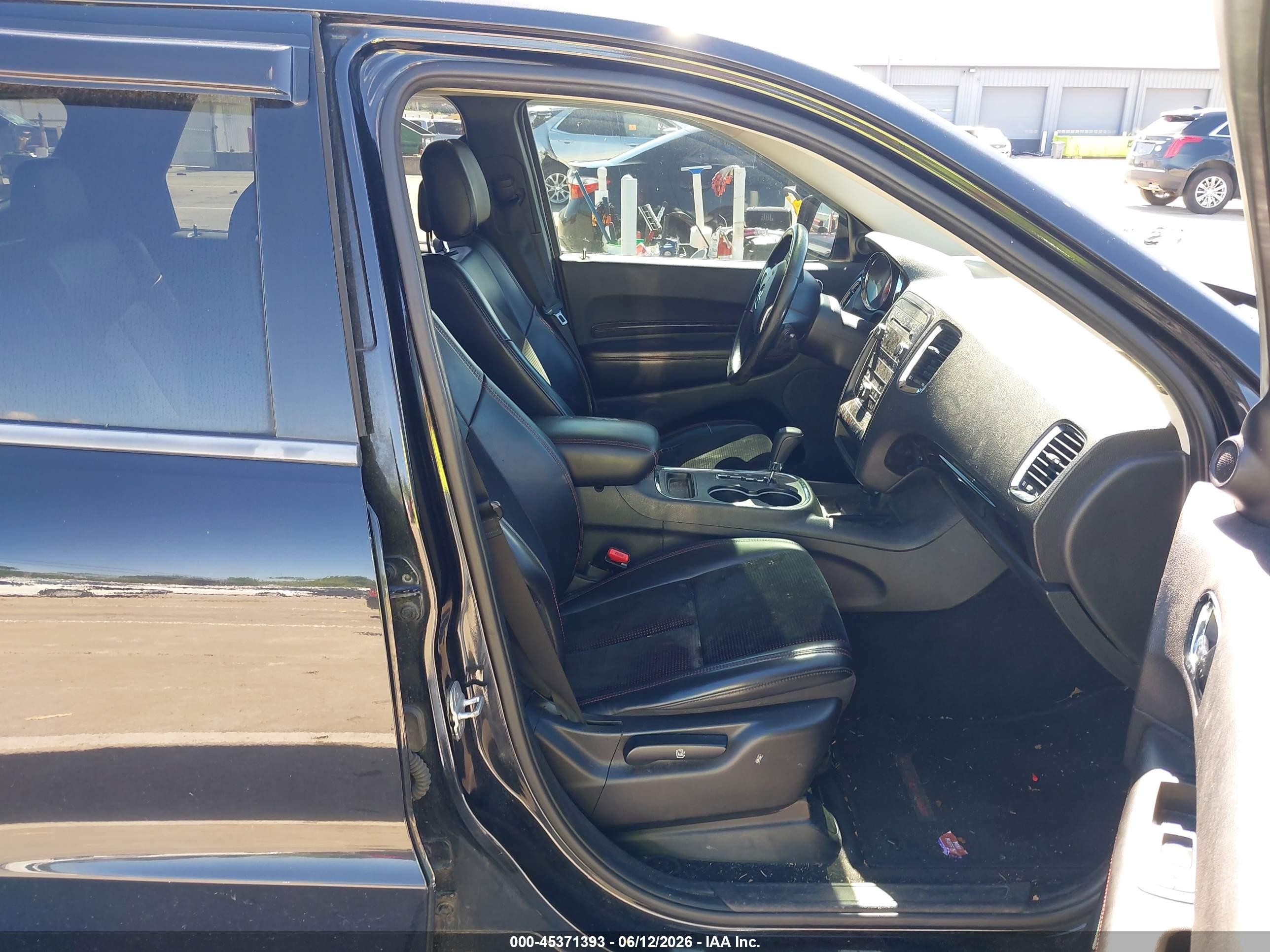 2013 Dodge Durango Sxt Black vin: 1C4RDJAG6DC663722