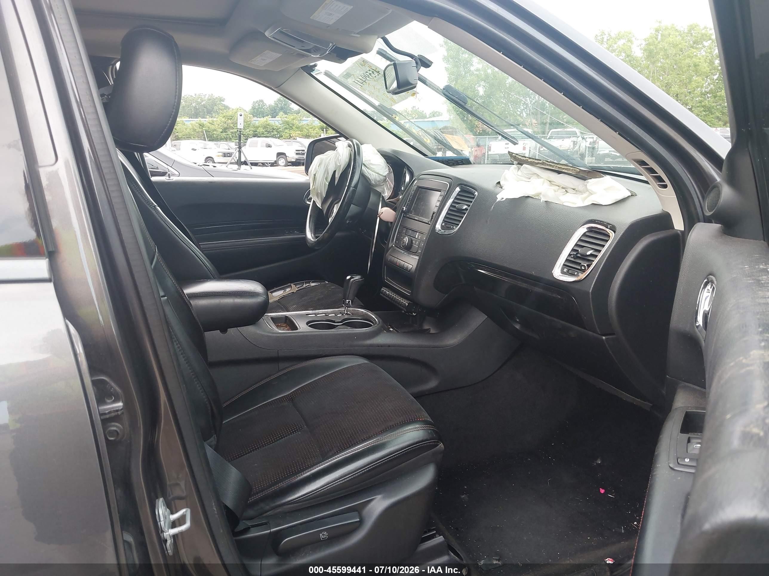 2013 Dodge Durango Sxt Gray vin: 1C4RDJAG6DC687356