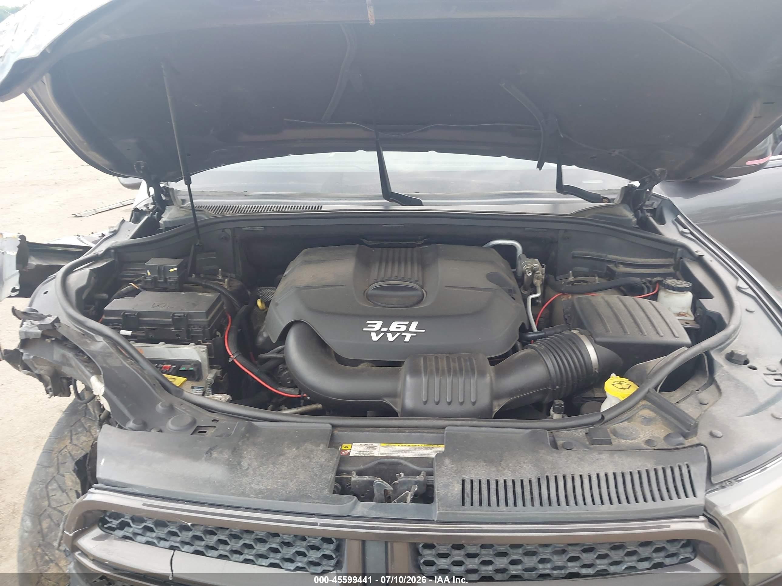 2013 Dodge Durango Sxt Gray vin: 1C4RDJAG6DC687356