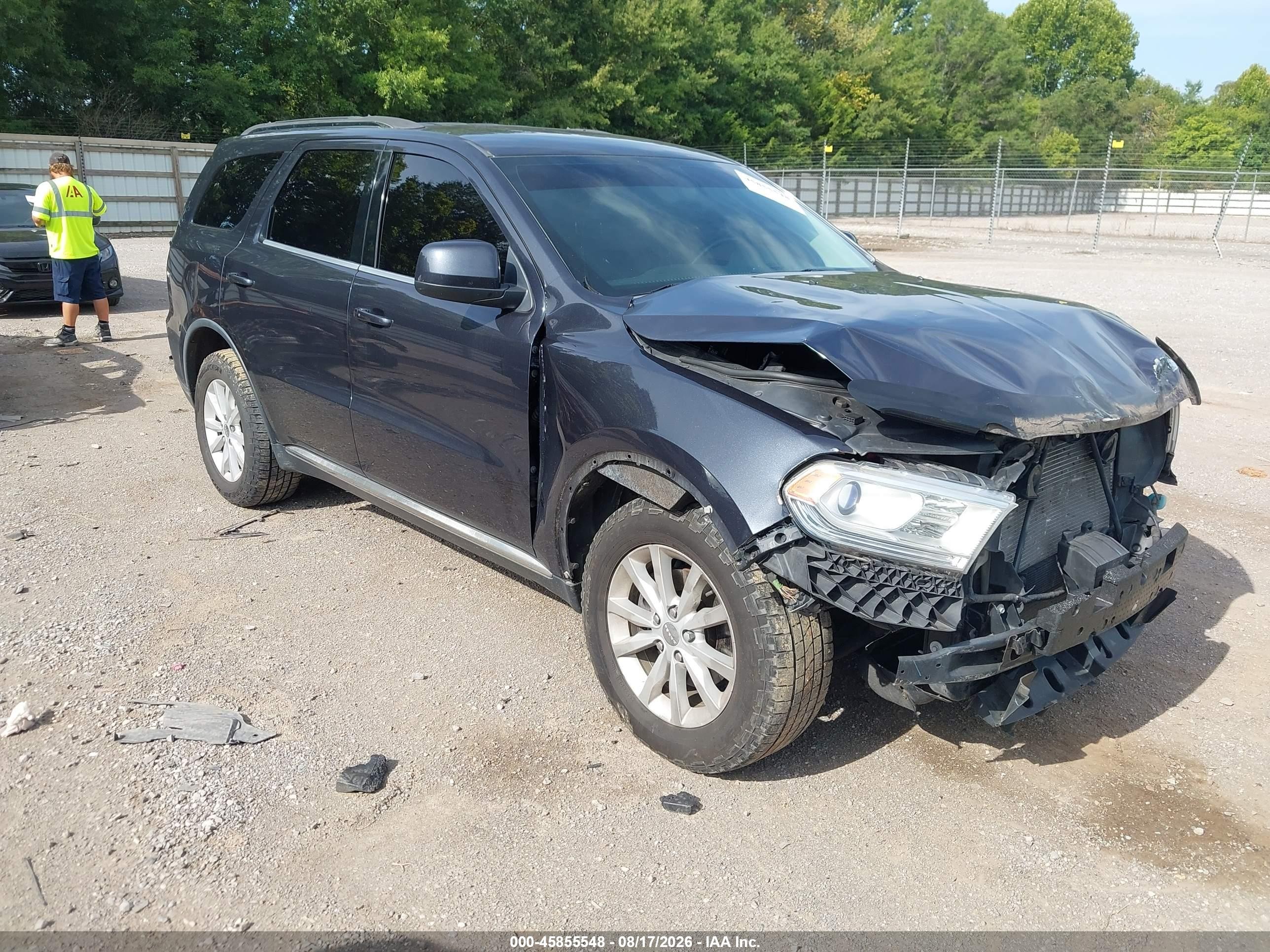2014 Dodge Durango Sxt Black vin: 1C4RDJAG6EC291929