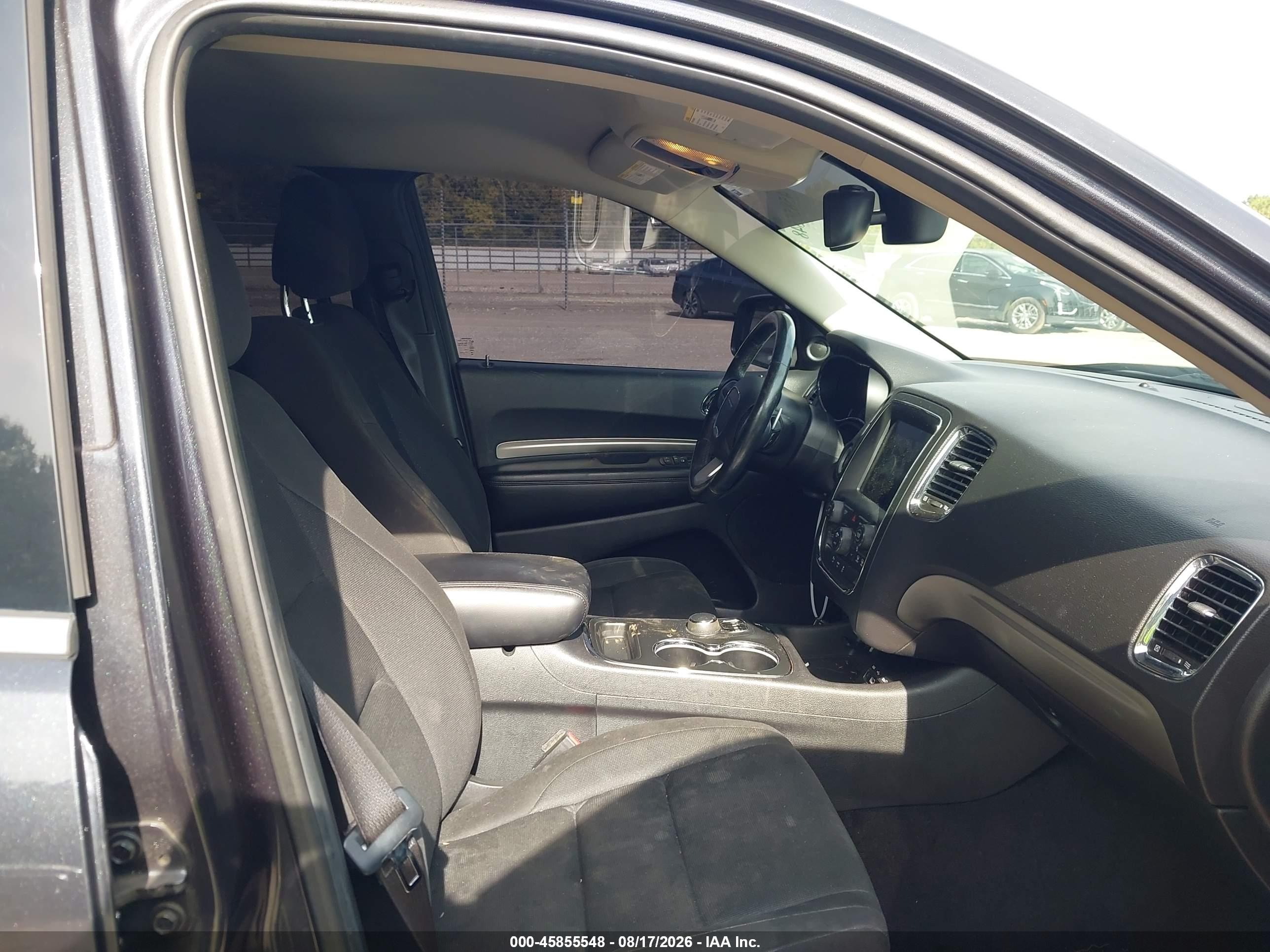 2014 Dodge Durango Sxt Black vin: 1C4RDJAG6EC291929