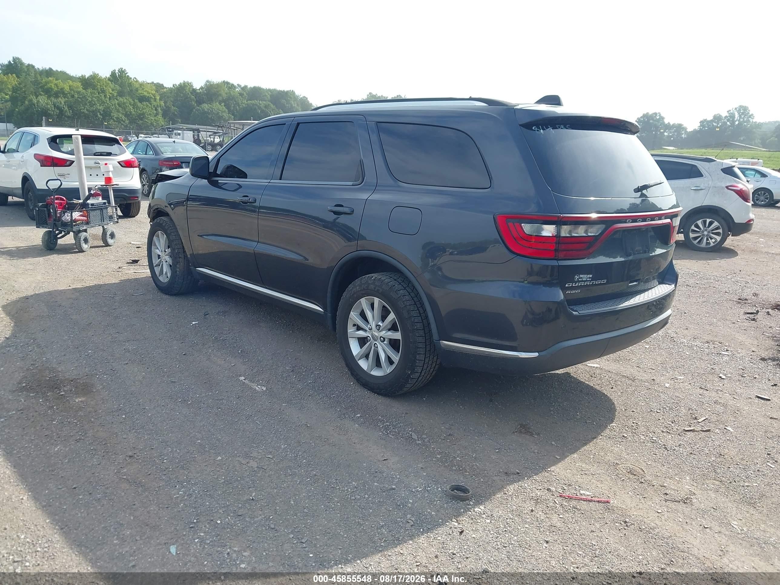 2014 Dodge Durango Sxt Black vin: 1C4RDJAG6EC291929