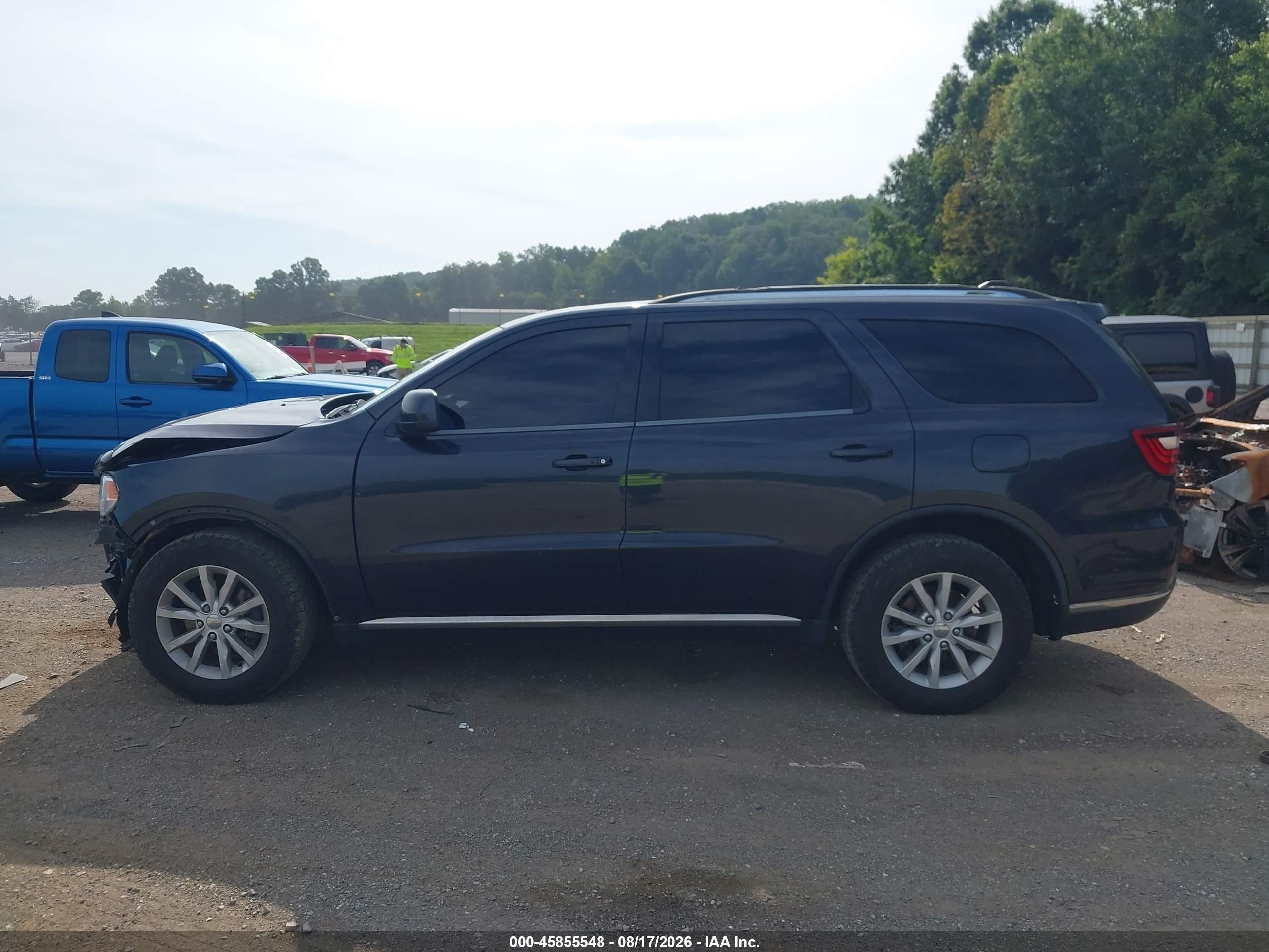 2014 Dodge Durango Sxt Black vin: 1C4RDJAG6EC291929