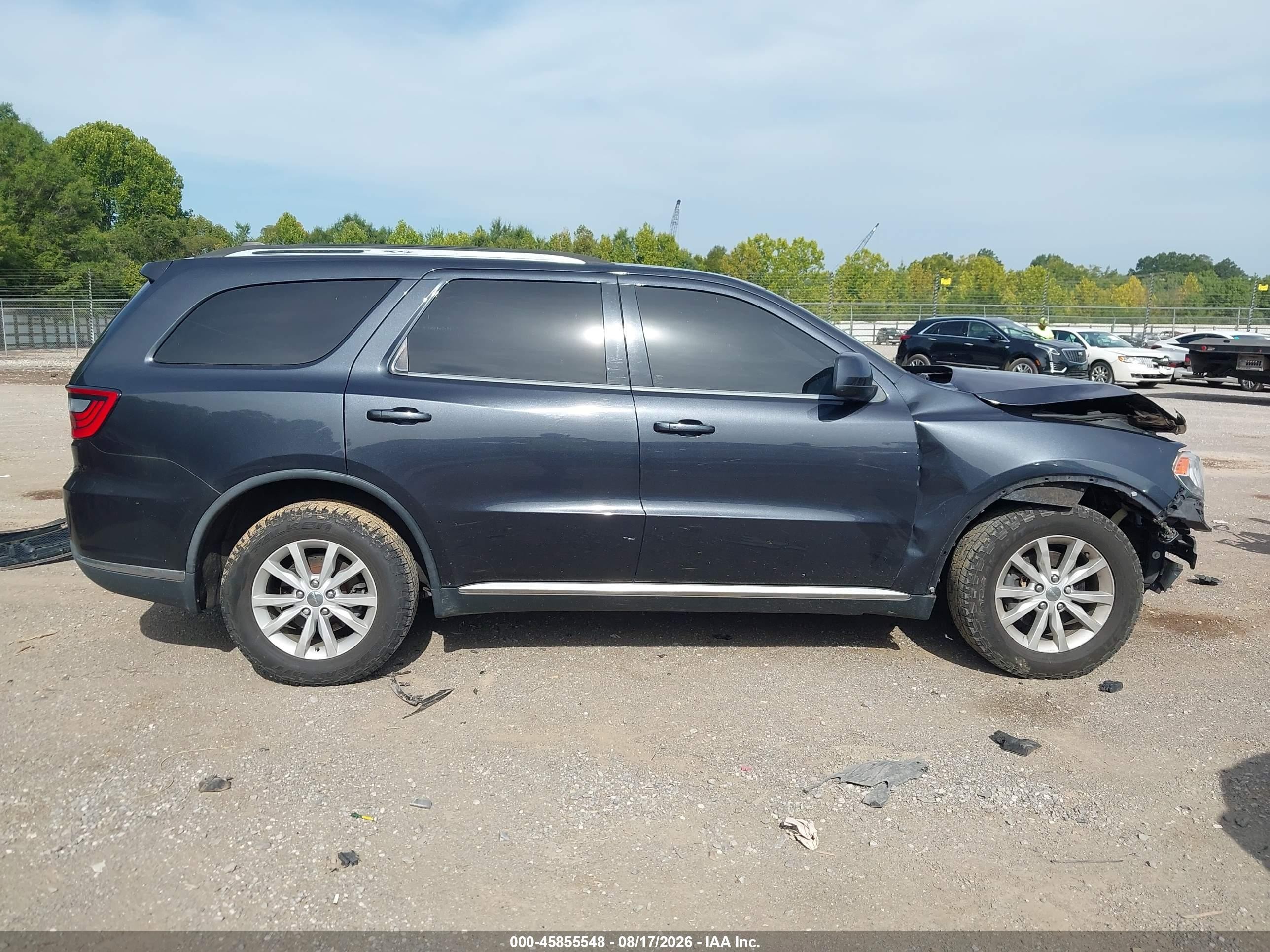 2014 Dodge Durango Sxt Black vin: 1C4RDJAG6EC291929