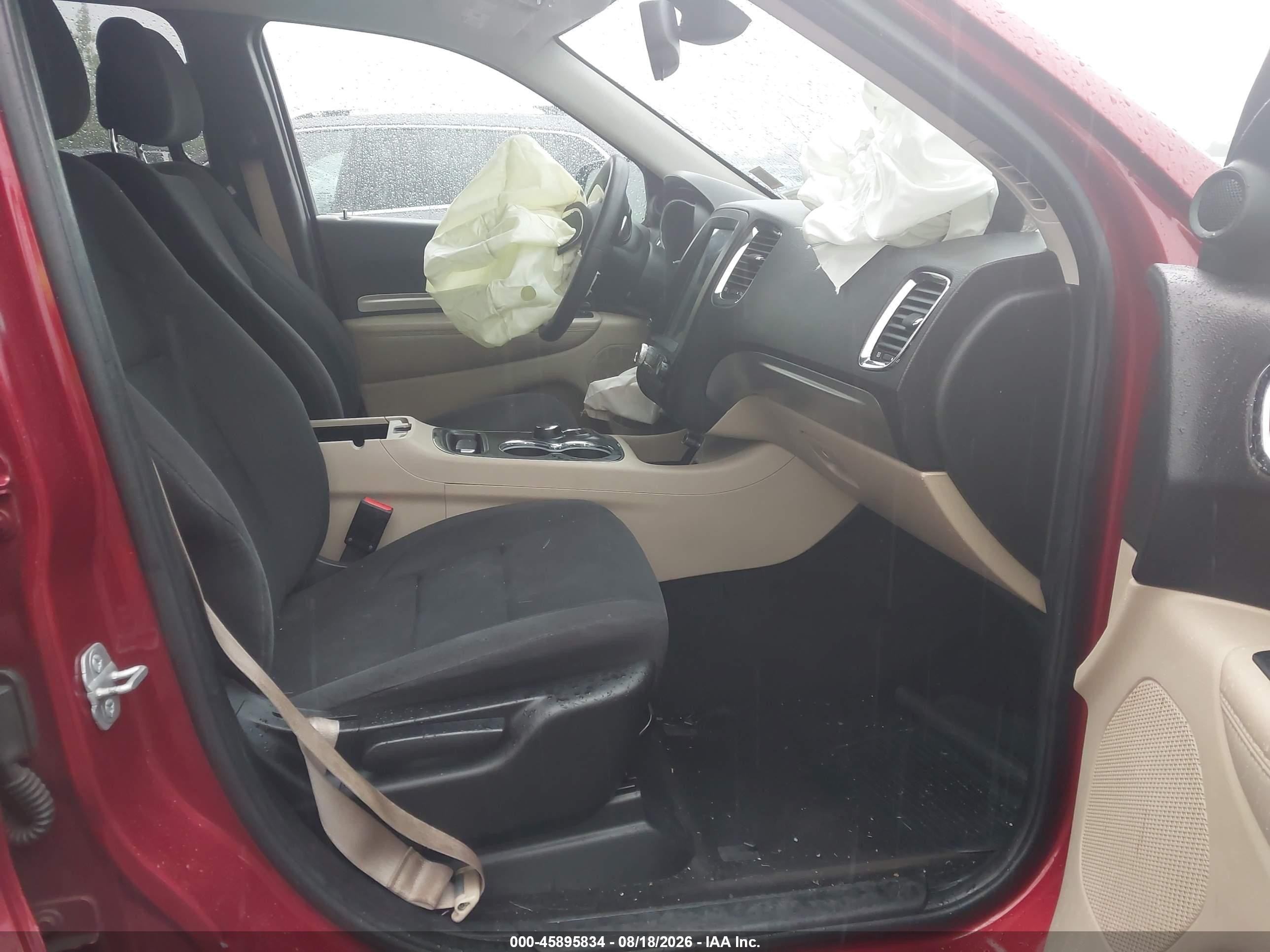 2014 Dodge Durango Sxt Red vin: 1C4RDJAG6EC468575