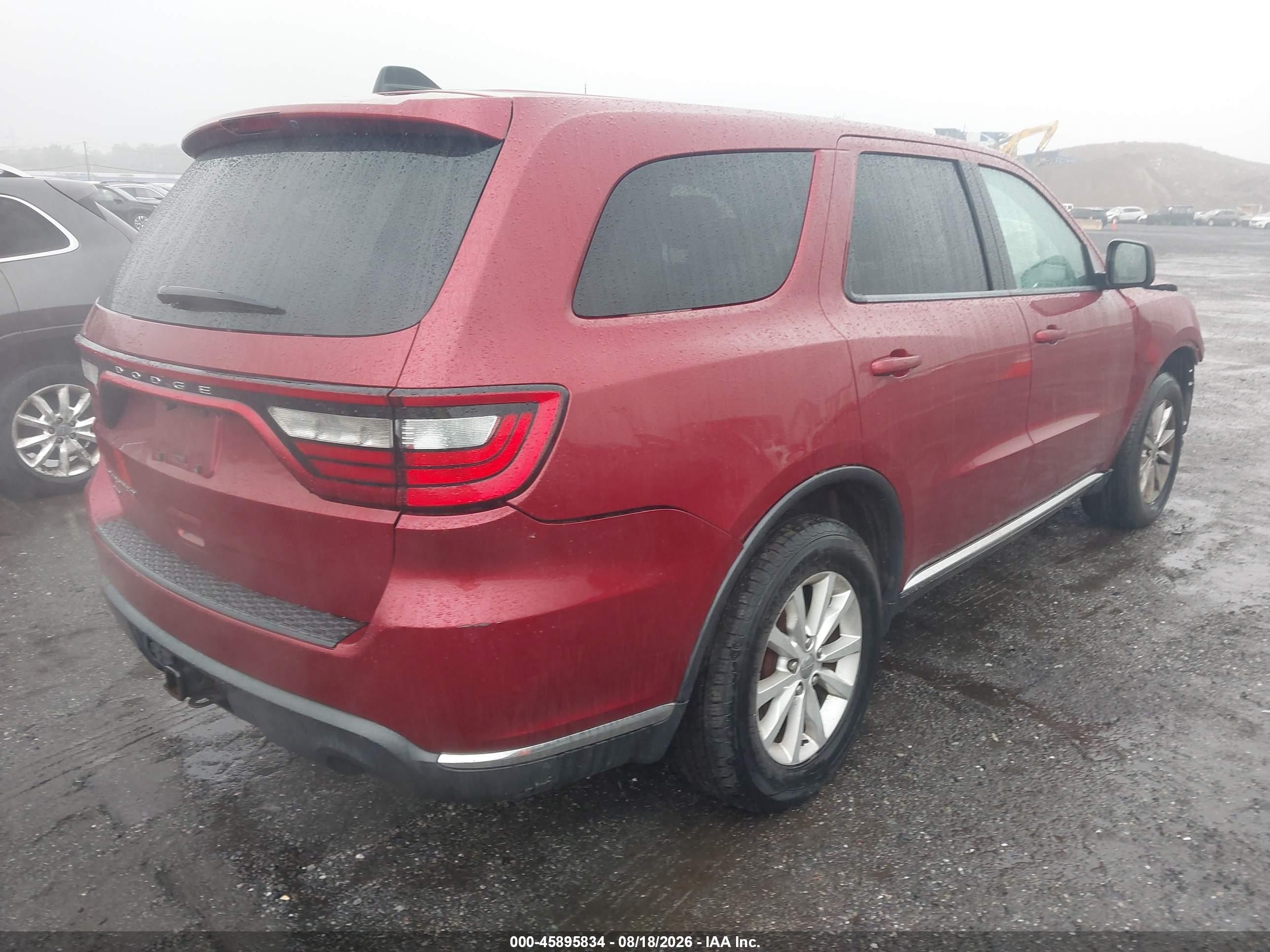2014 Dodge Durango Sxt Red vin: 1C4RDJAG6EC468575