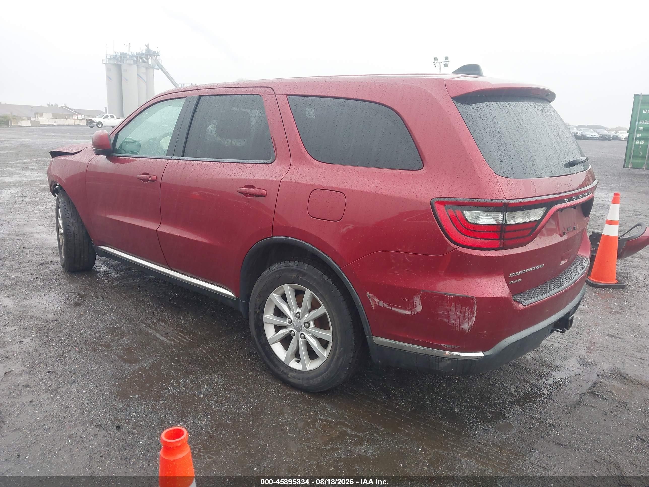 2014 Dodge Durango Sxt Red vin: 1C4RDJAG6EC468575