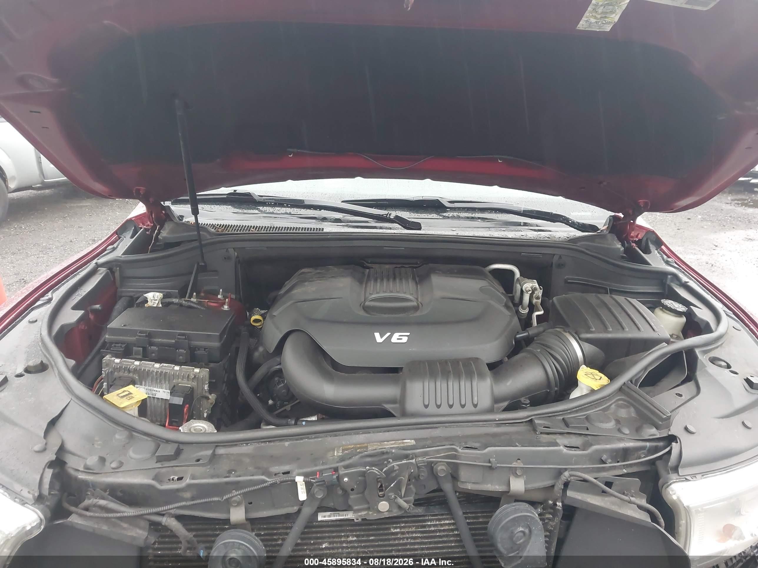 2014 Dodge Durango Sxt Red vin: 1C4RDJAG6EC468575