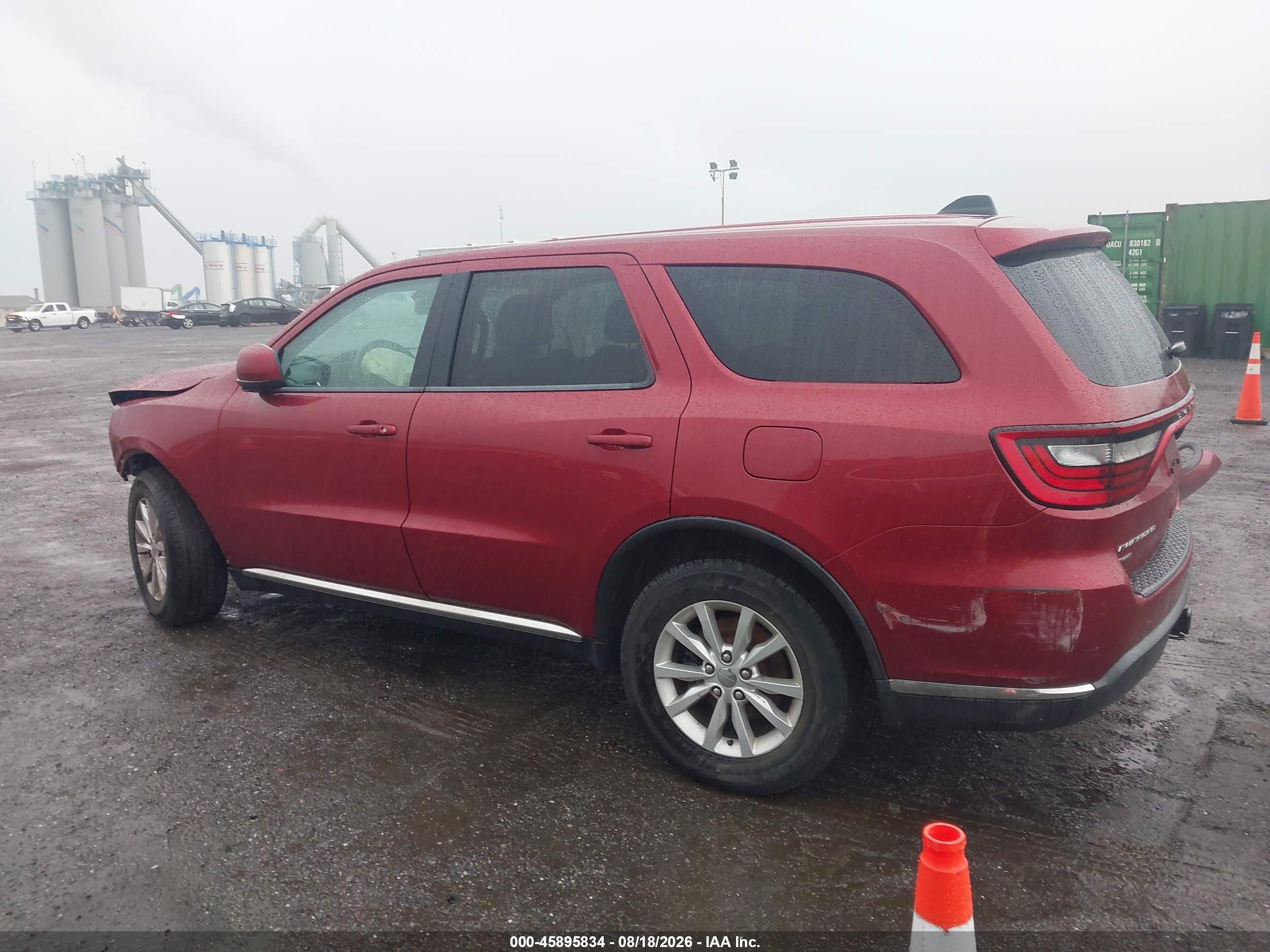 2014 Dodge Durango Sxt Red vin: 1C4RDJAG6EC468575