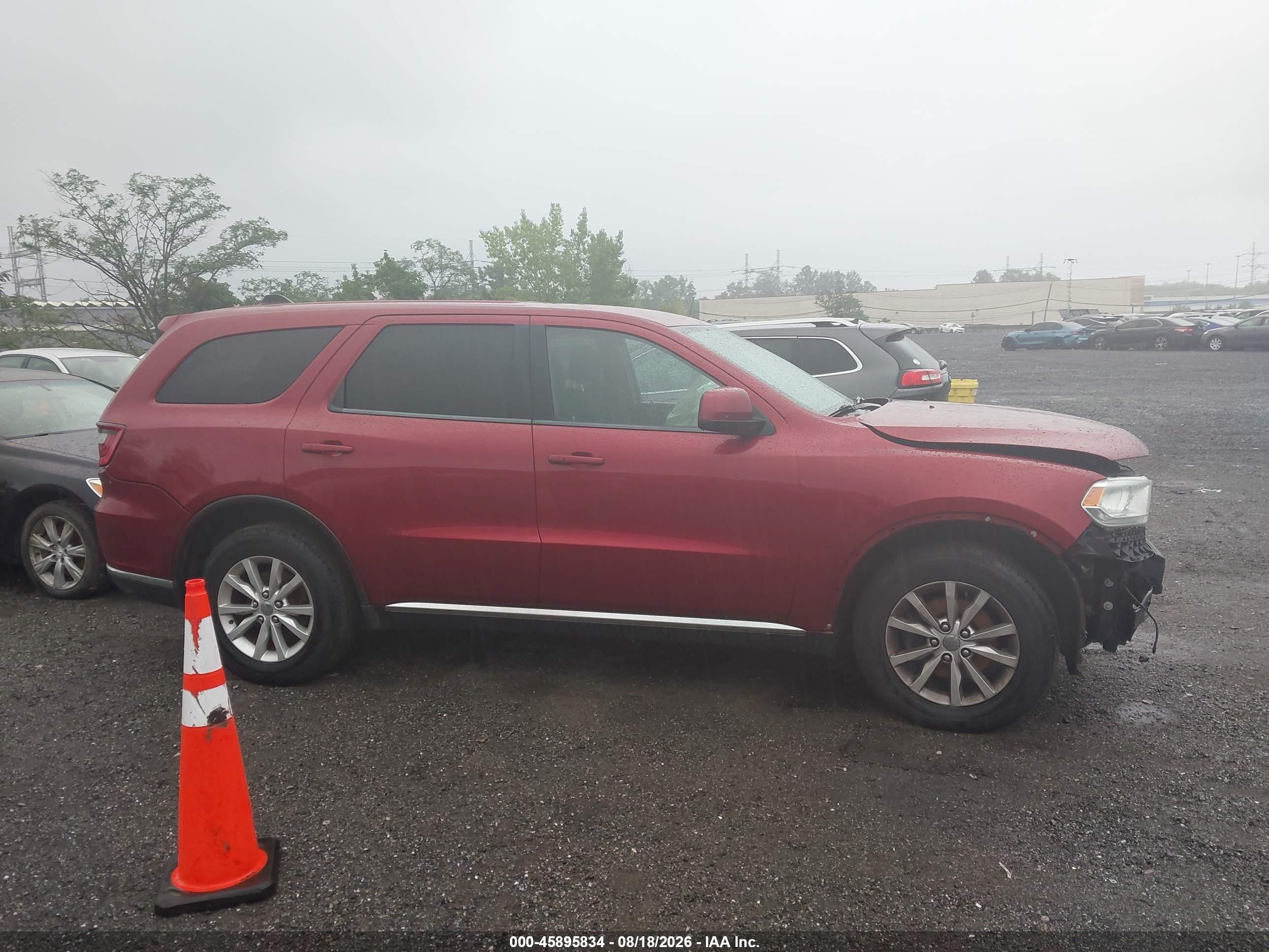 2014 Dodge Durango Sxt Red vin: 1C4RDJAG6EC468575