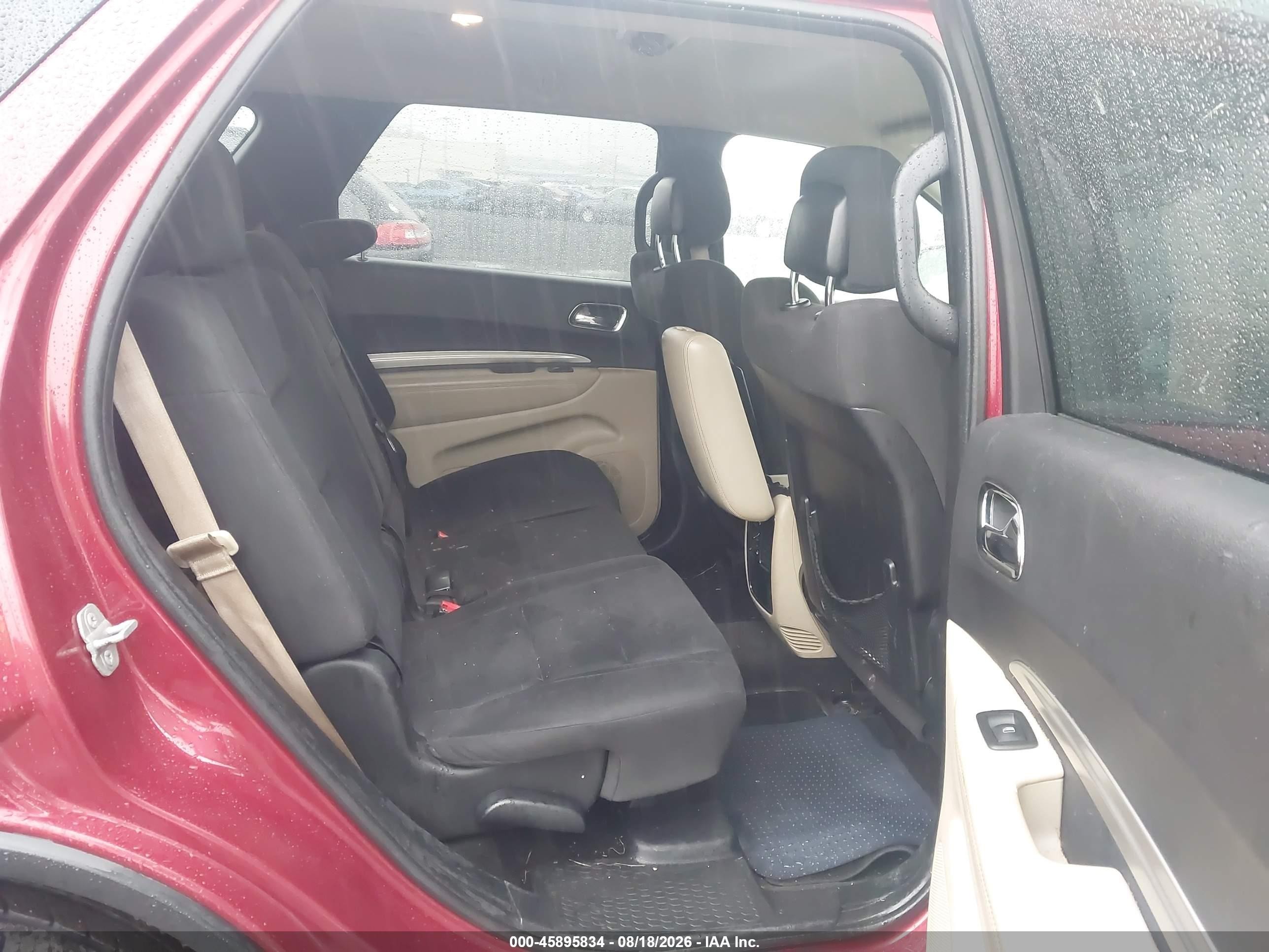 2014 Dodge Durango Sxt Red vin: 1C4RDJAG6EC468575