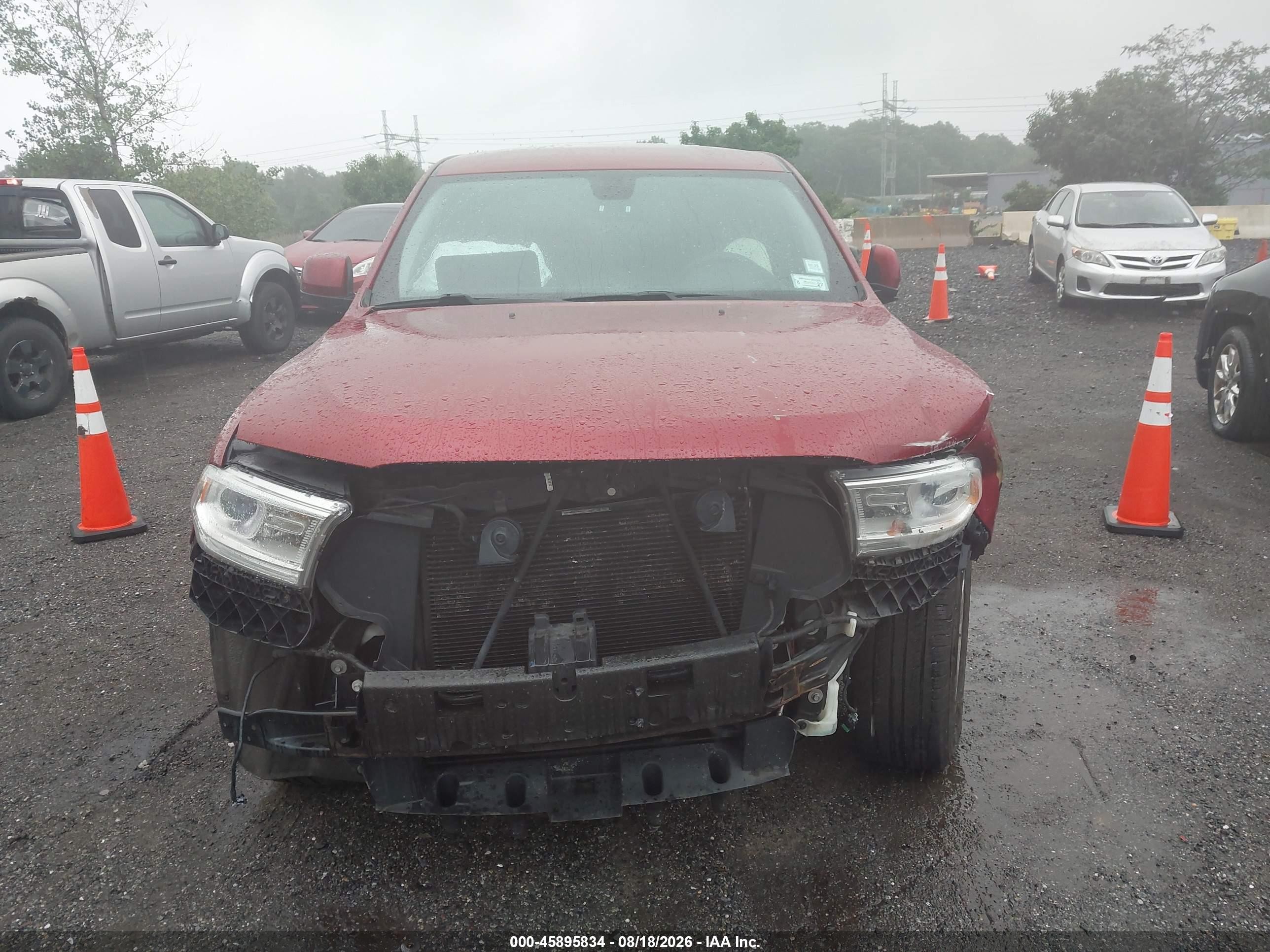 2014 Dodge Durango Sxt Red vin: 1C4RDJAG6EC468575
