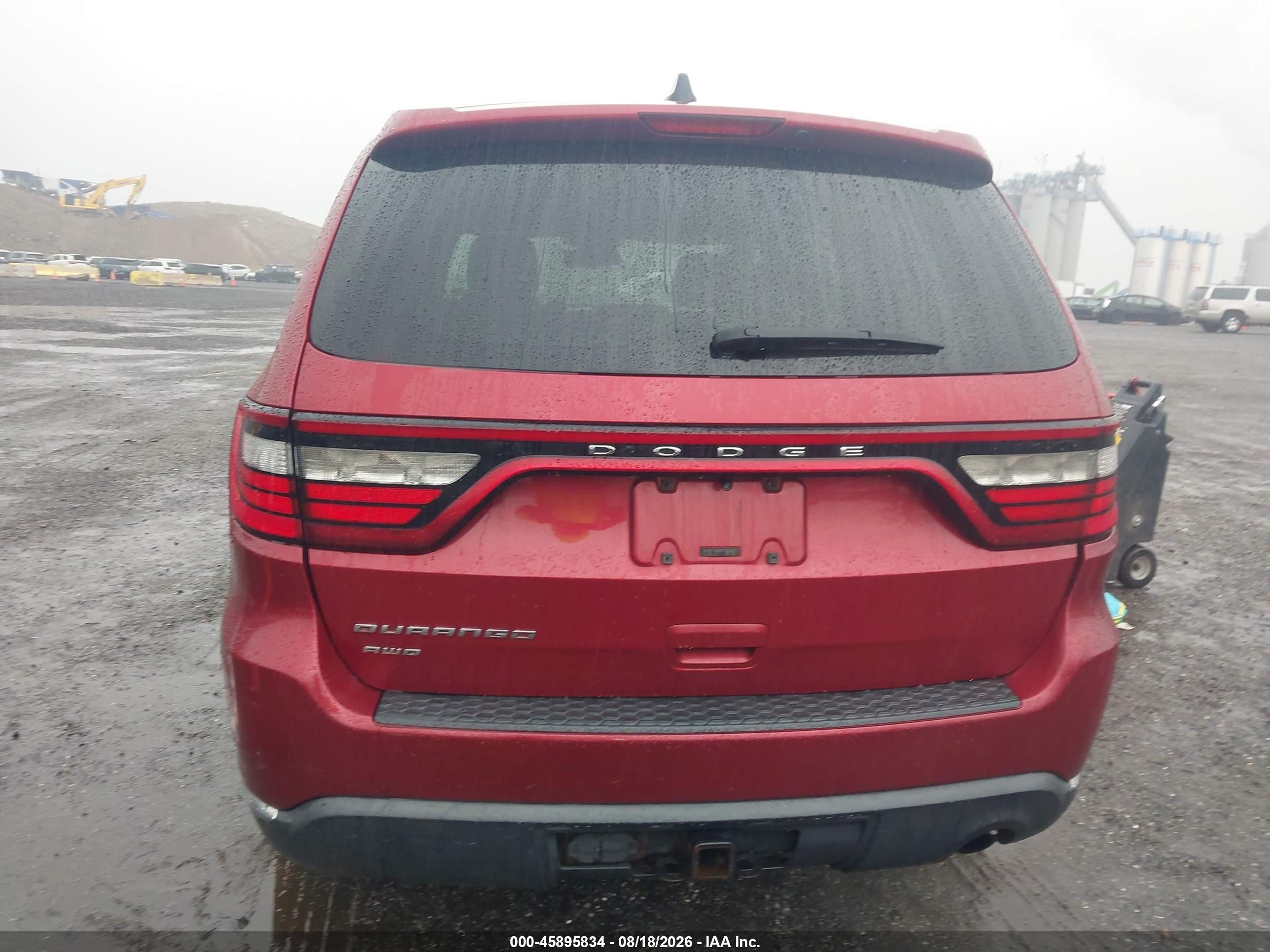 2014 Dodge Durango Sxt Red vin: 1C4RDJAG6EC468575