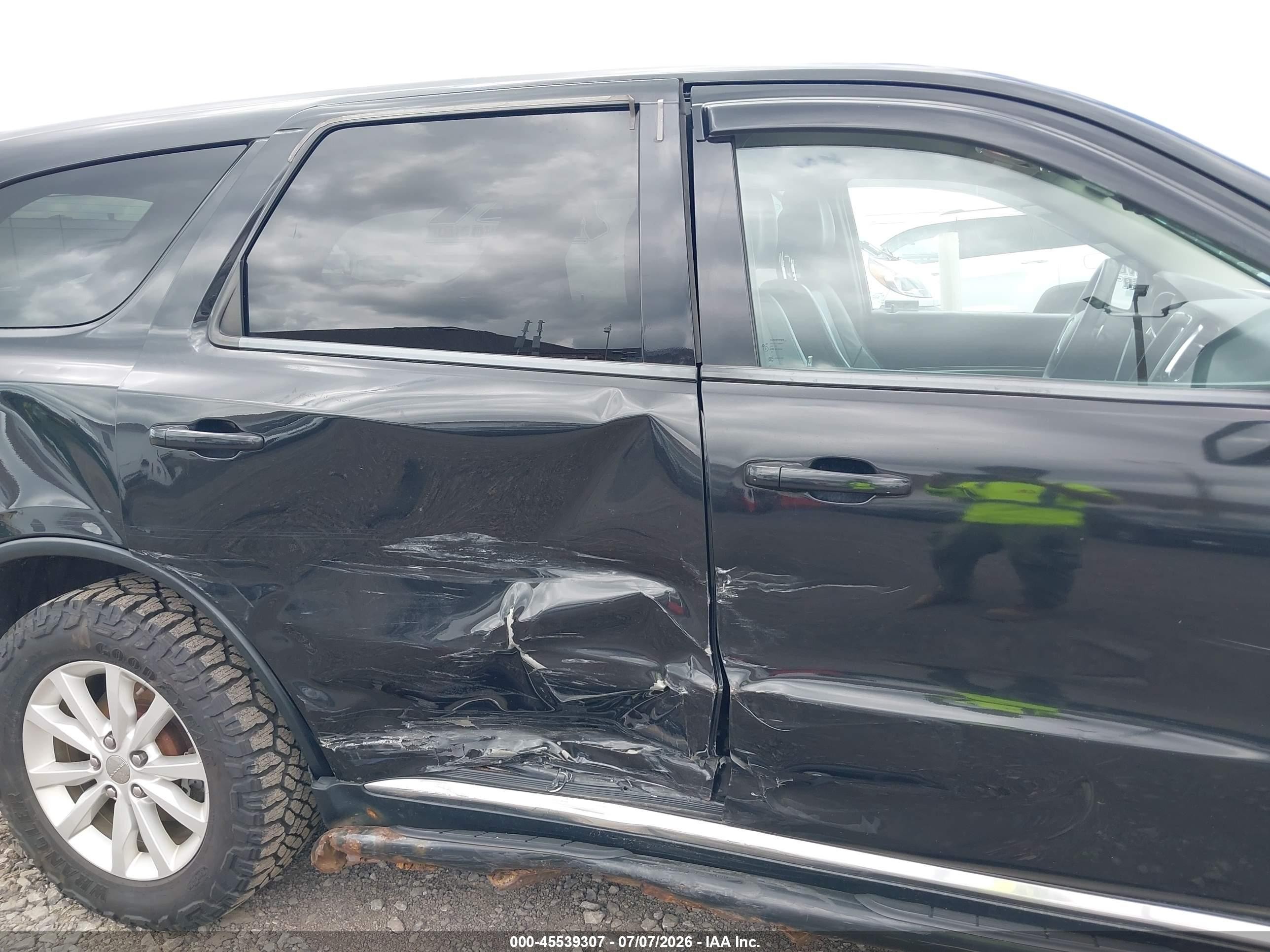 2014 Dodge Durango Sxt Черный vin: 1C4RDJAG6EC561998