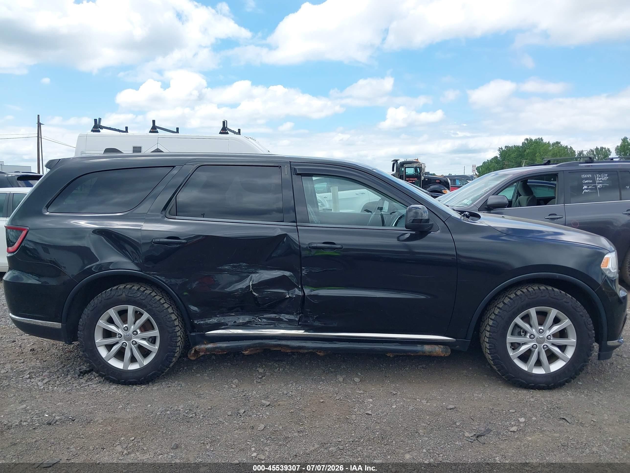 2014 Dodge Durango Sxt Черный vin: 1C4RDJAG6EC561998