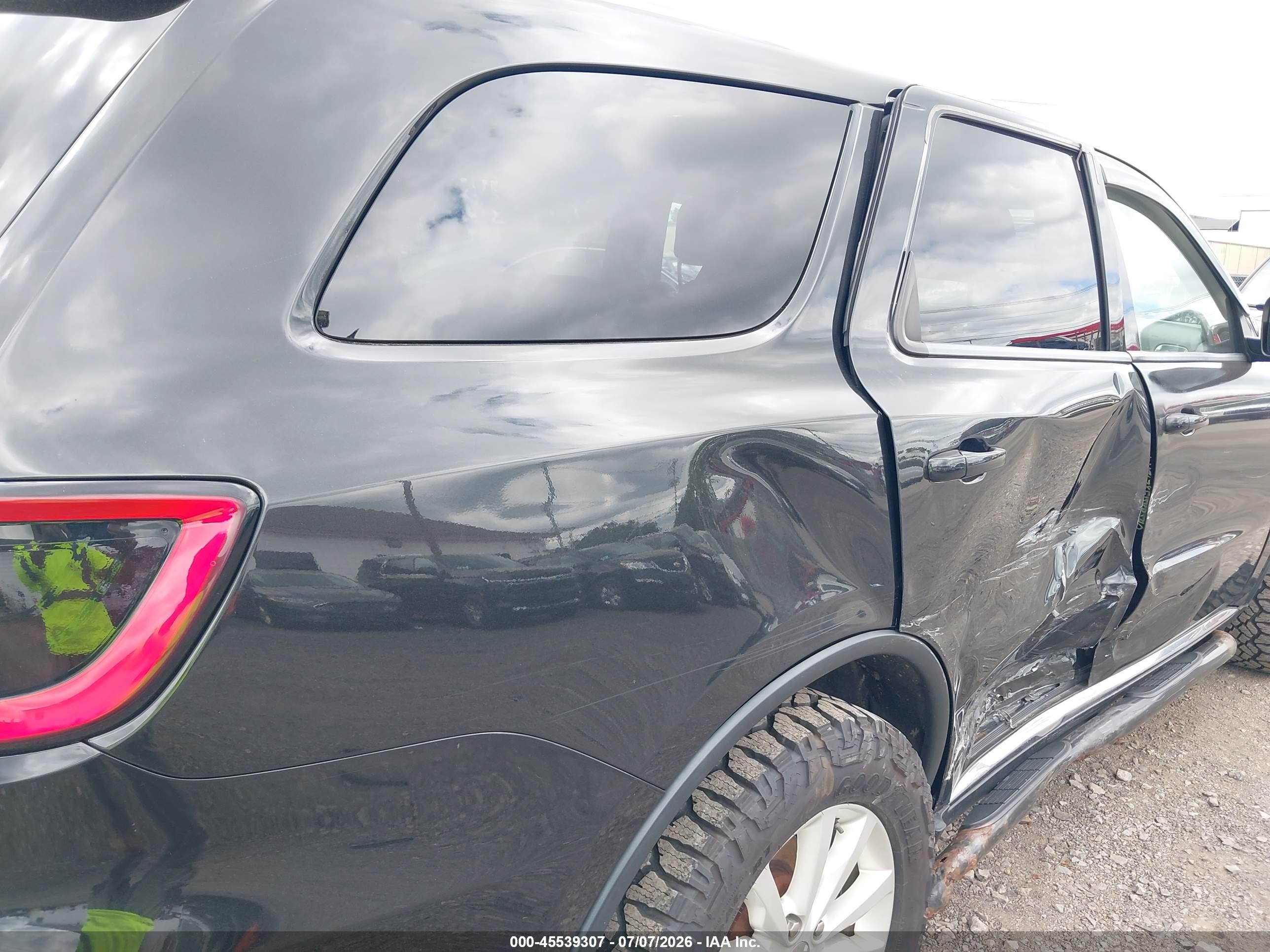 2014 Dodge Durango Sxt Черный vin: 1C4RDJAG6EC561998