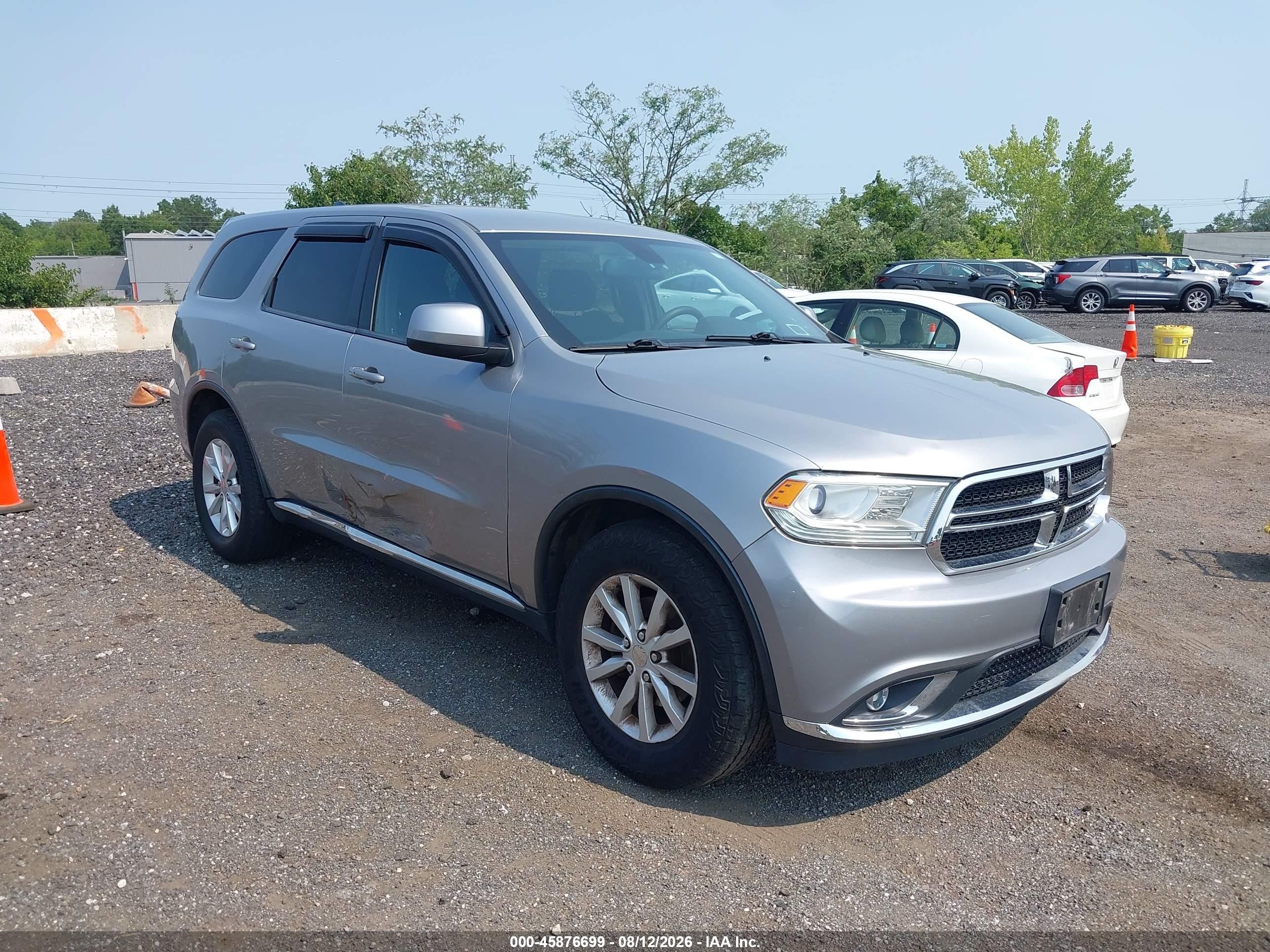 2014 Dodge Durango Sxt Gray vin: 1C4RDJAG6EC591230
