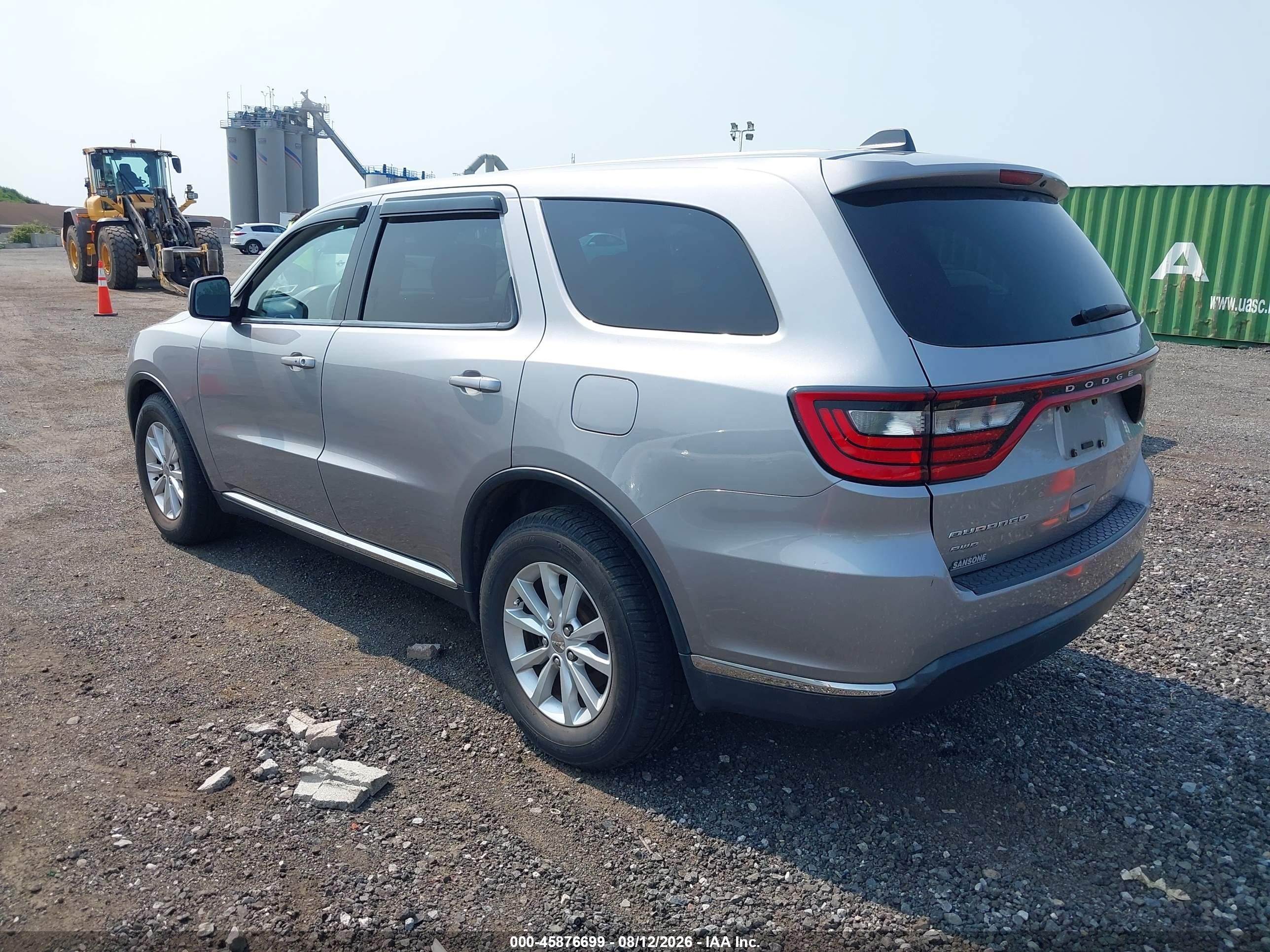 2014 Dodge Durango Sxt Gray vin: 1C4RDJAG6EC591230