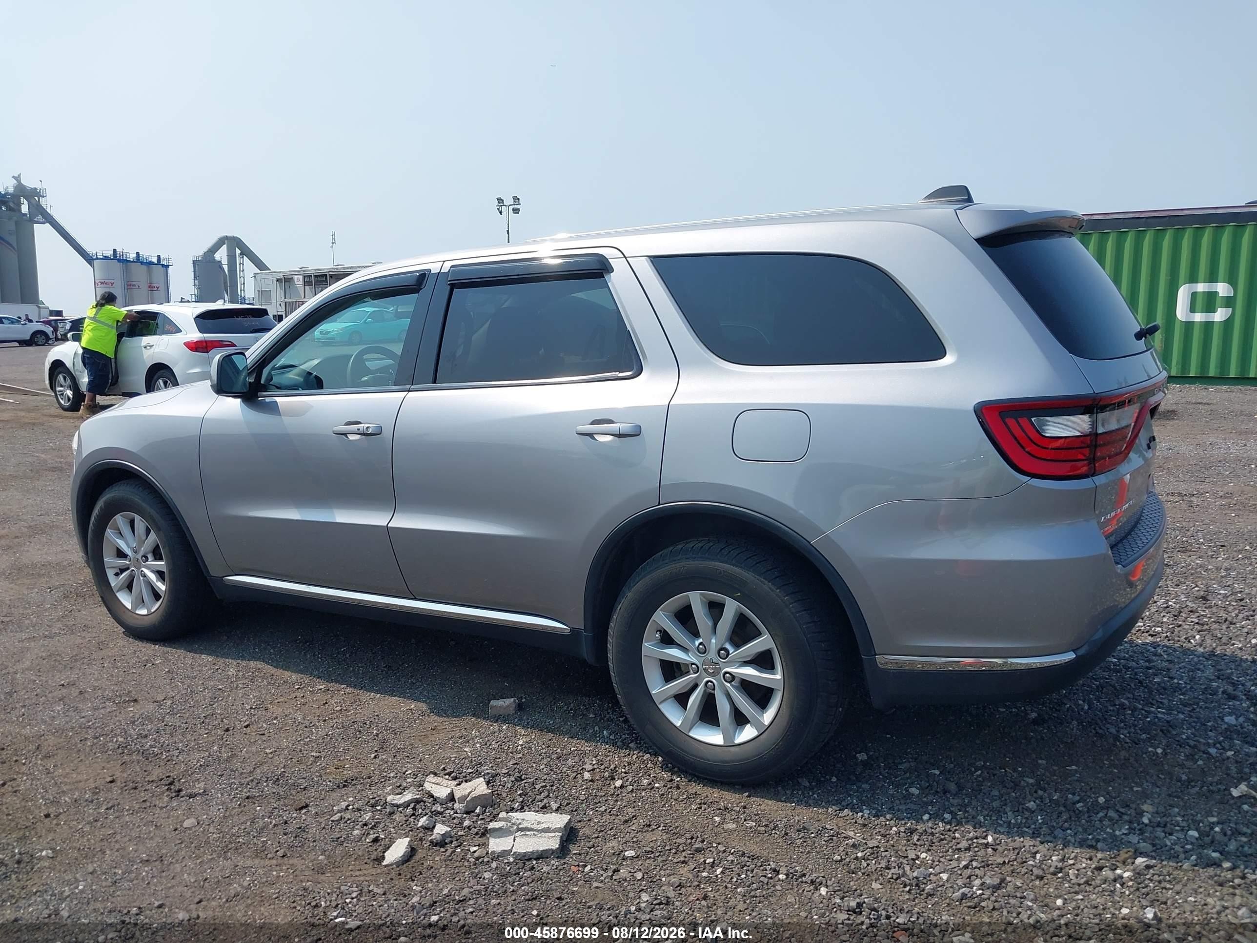 2014 Dodge Durango Sxt Gray vin: 1C4RDJAG6EC591230