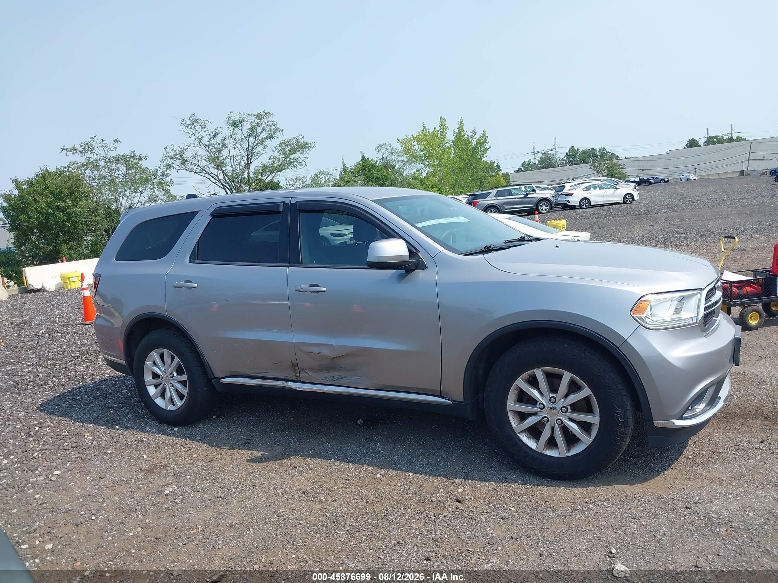 2014 Dodge Durango Sxt Gray vin: 1C4RDJAG6EC591230