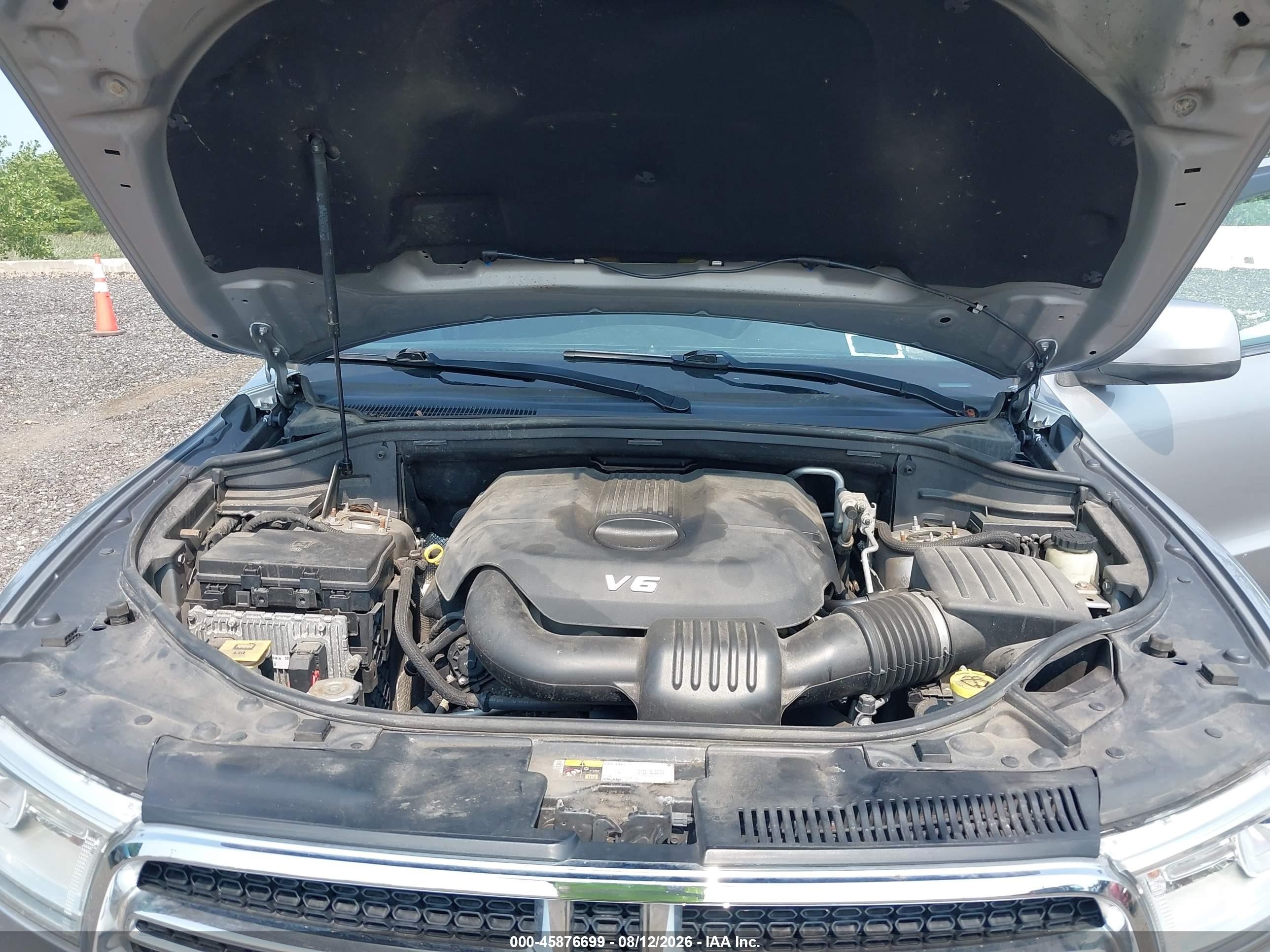 2014 Dodge Durango Sxt Gray vin: 1C4RDJAG6EC591230
