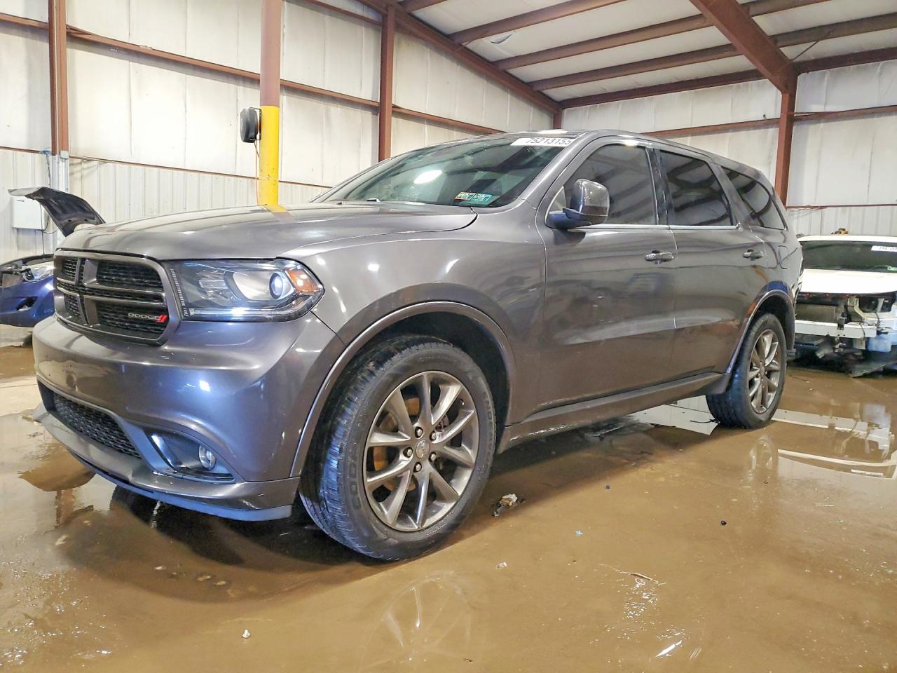2014 Dodge Durango Sxt Gray vin: 1C4RDJAG6EC598341