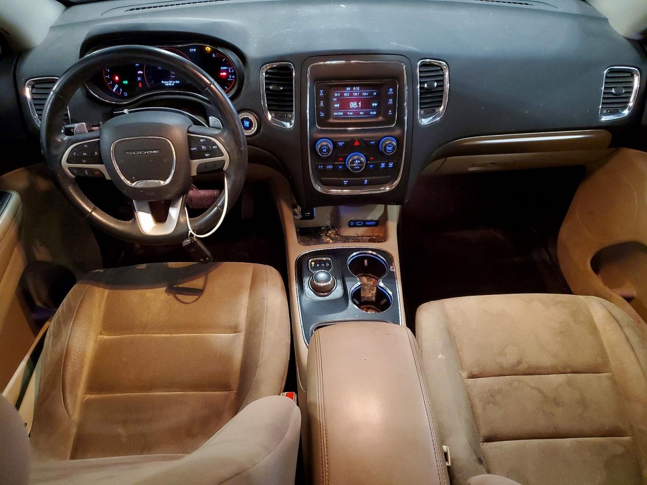 2015 Dodge Durango Sxt Silver vin: 1C4RDJAG6FC938136