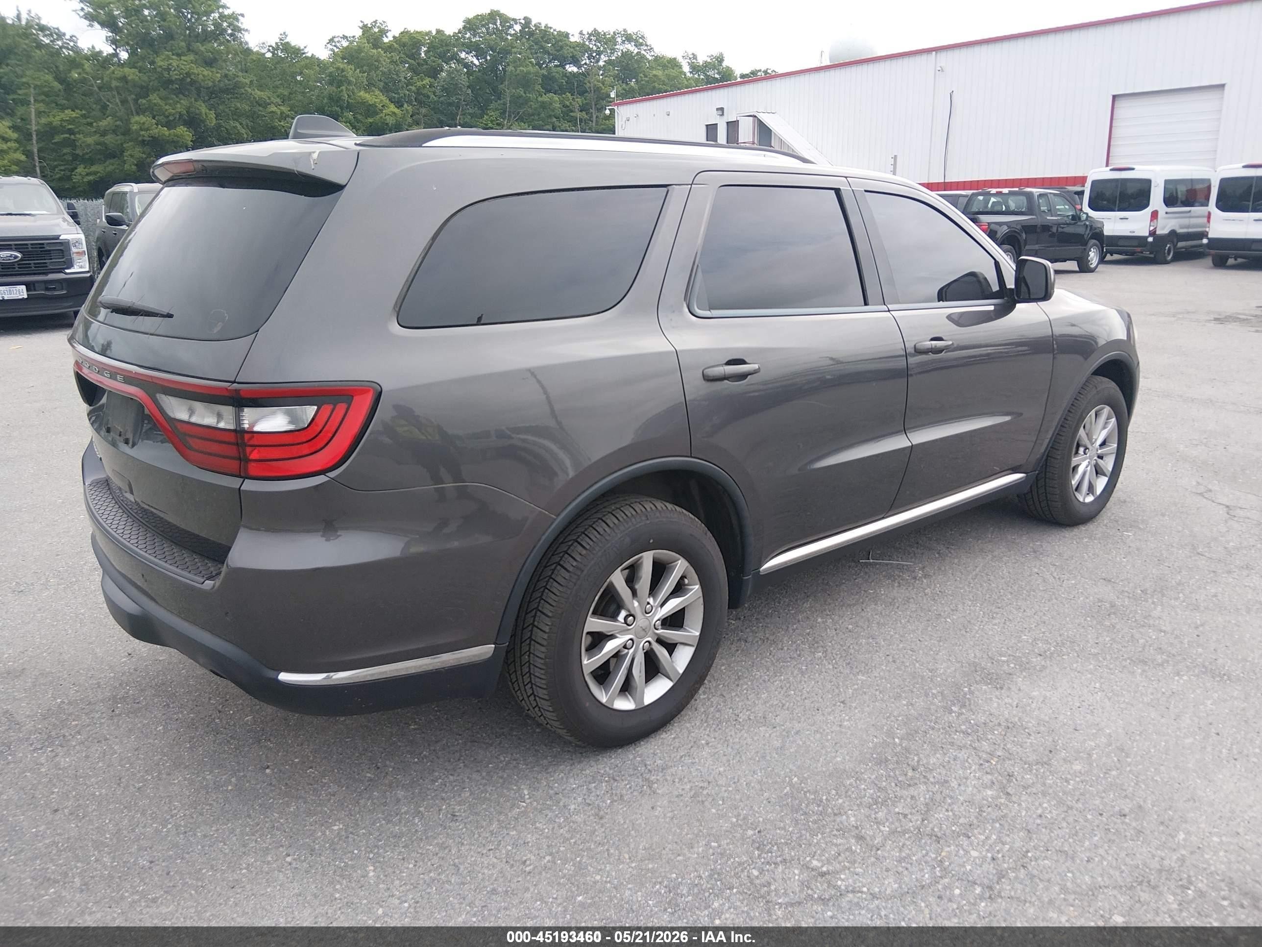2017 Dodge Durango Sxt Awd Black vin: 1C4RDJAG6HC883691