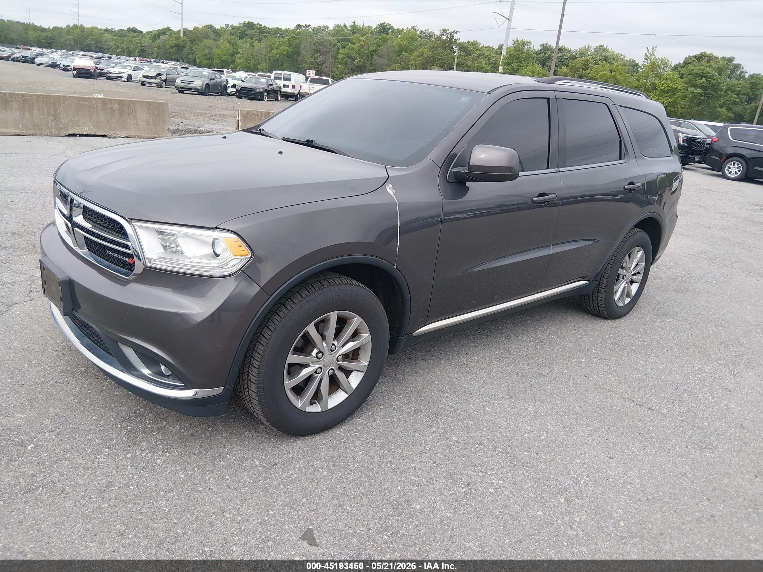 2017 Dodge Durango Sxt Awd Black vin: 1C4RDJAG6HC883691