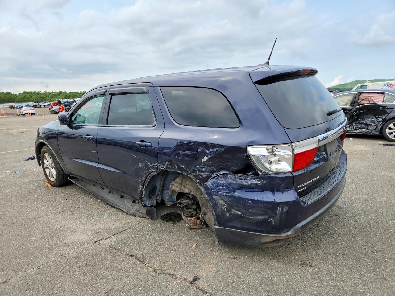 2012 Dodge Durango Sxt Blue vin: 1C4RDJAG7CC198124