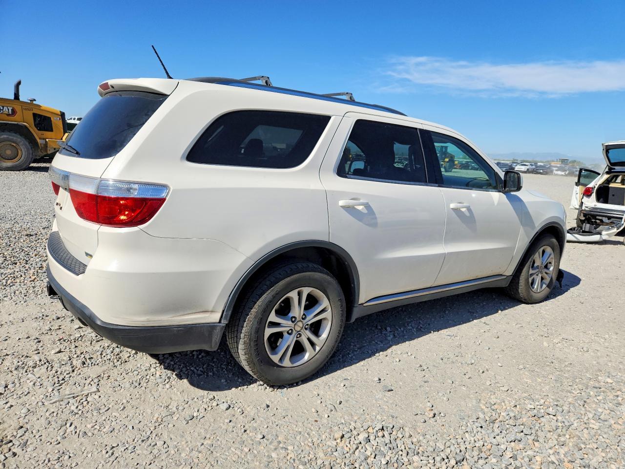 2012 Dodge Durango Sxt White vin: 1C4RDJAG7CC213124