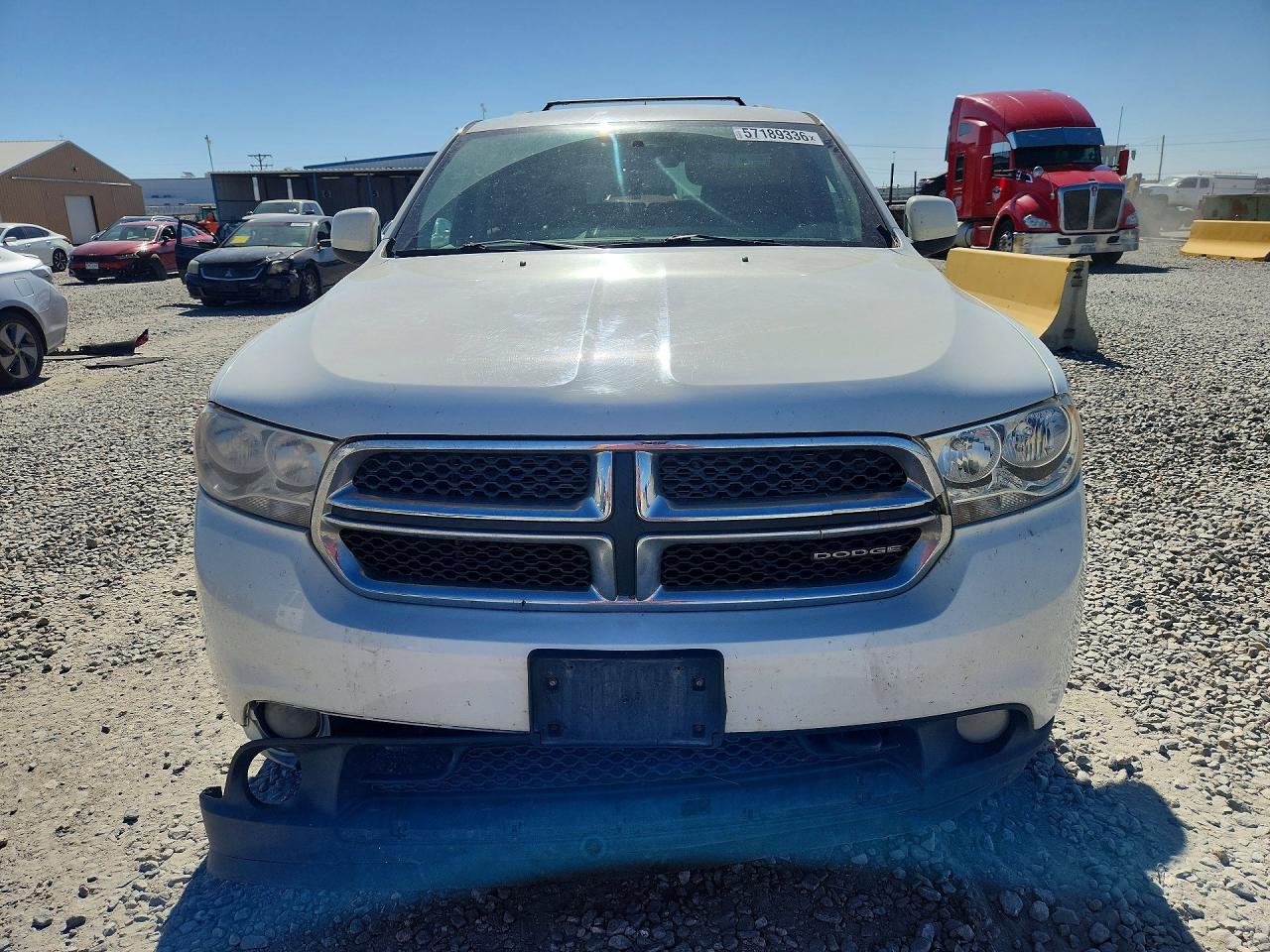 2012 Dodge Durango Sxt White vin: 1C4RDJAG7CC213124