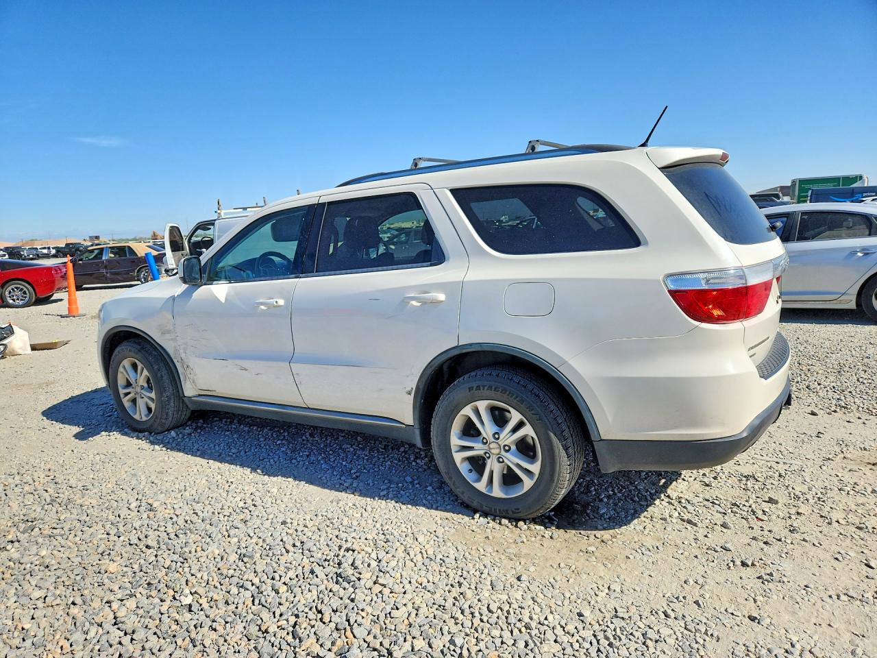 2012 Dodge Durango Sxt White vin: 1C4RDJAG7CC213124