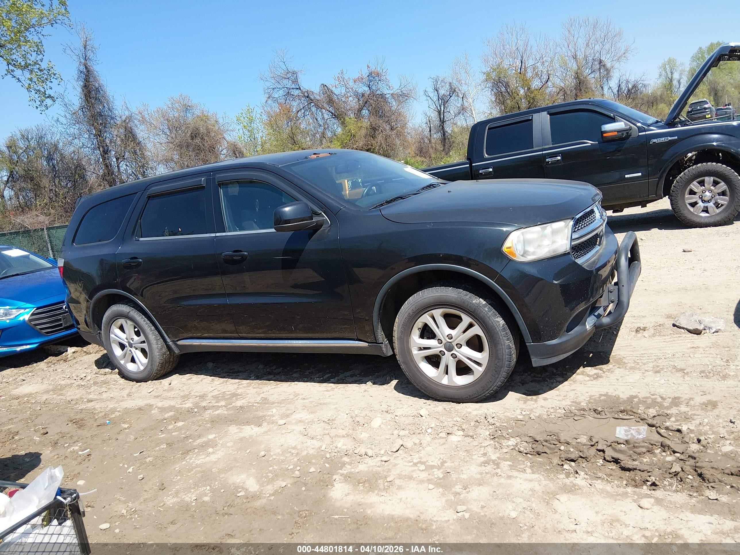 2013 Dodge Durango Sxt Black vin: 1C4RDJAG7DC530368
