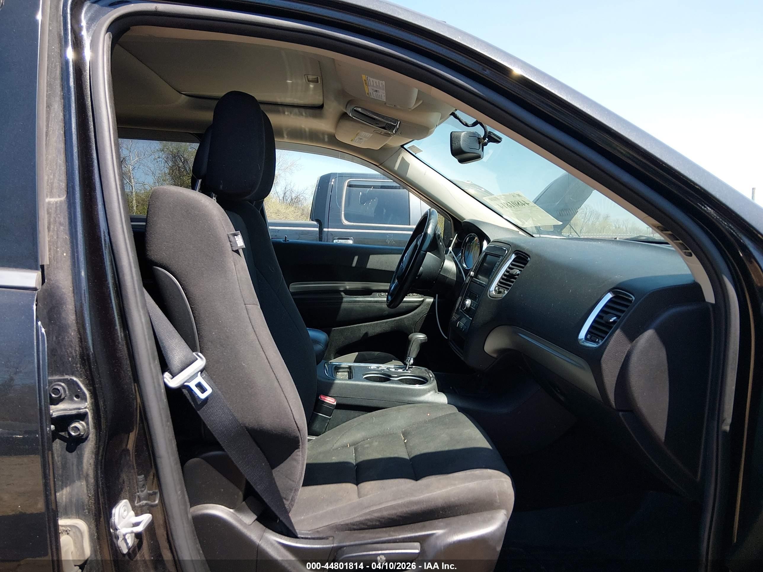 2013 Dodge Durango Sxt Black vin: 1C4RDJAG7DC530368