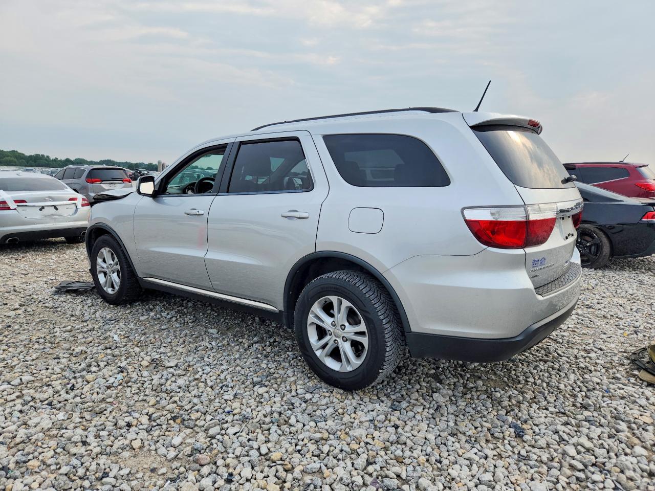 2013 Dodge Durango Sxt Silver vin: 1C4RDJAG7DC601374