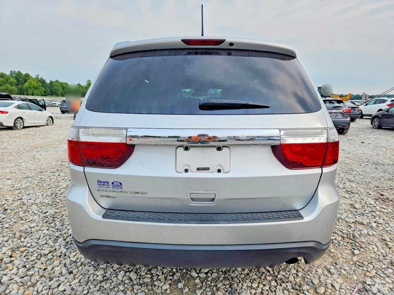 2013 Dodge Durango Sxt Silver vin: 1C4RDJAG7DC601374