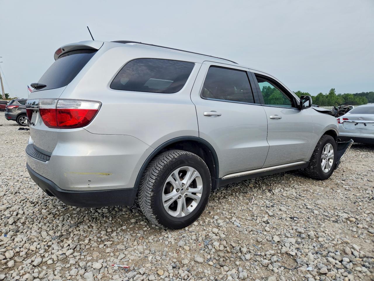 2013 Dodge Durango Sxt Silver vin: 1C4RDJAG7DC601374