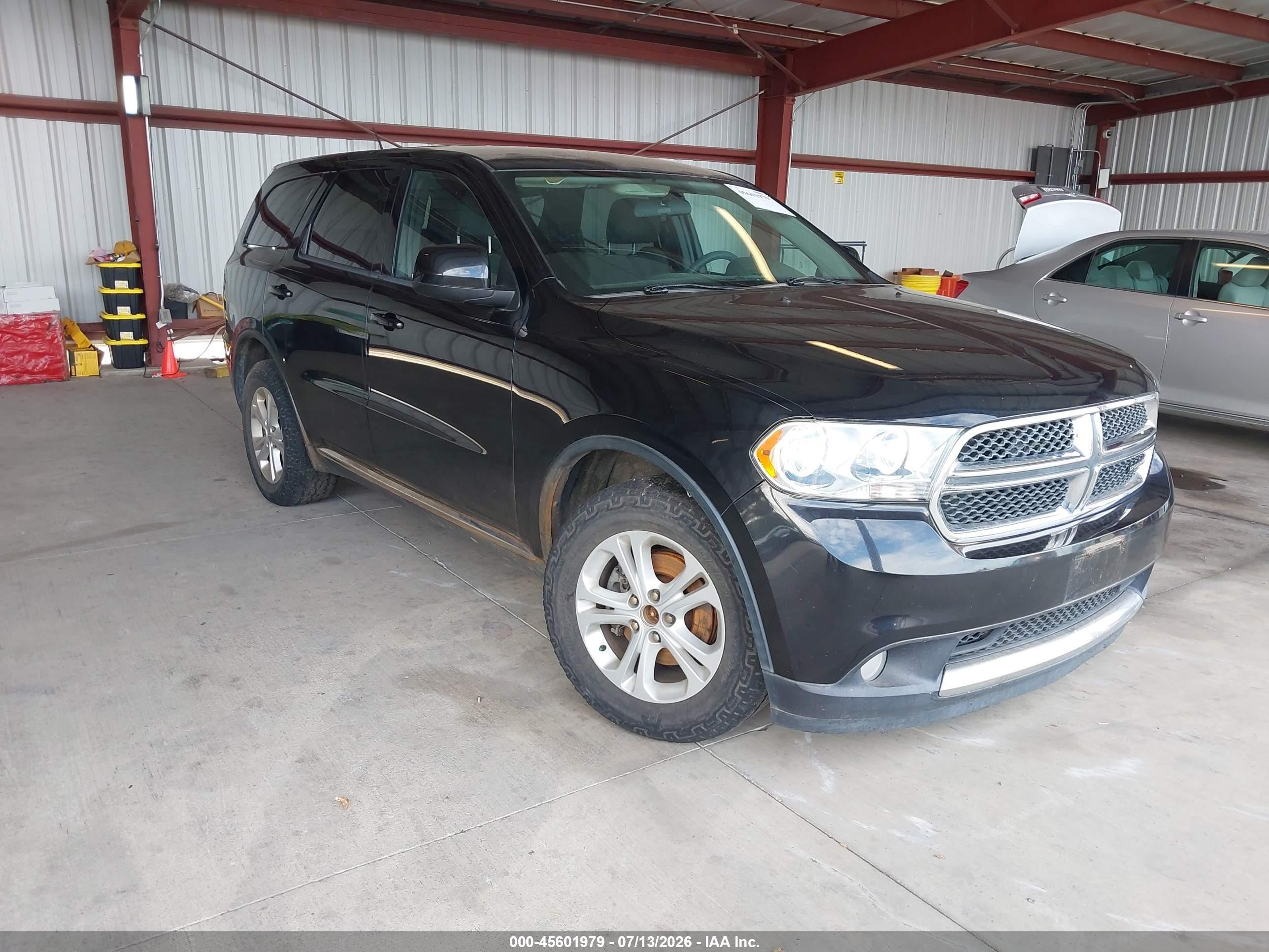 2013 Dodge Durango Sxt Black vin: 1C4RDJAG7DC673580