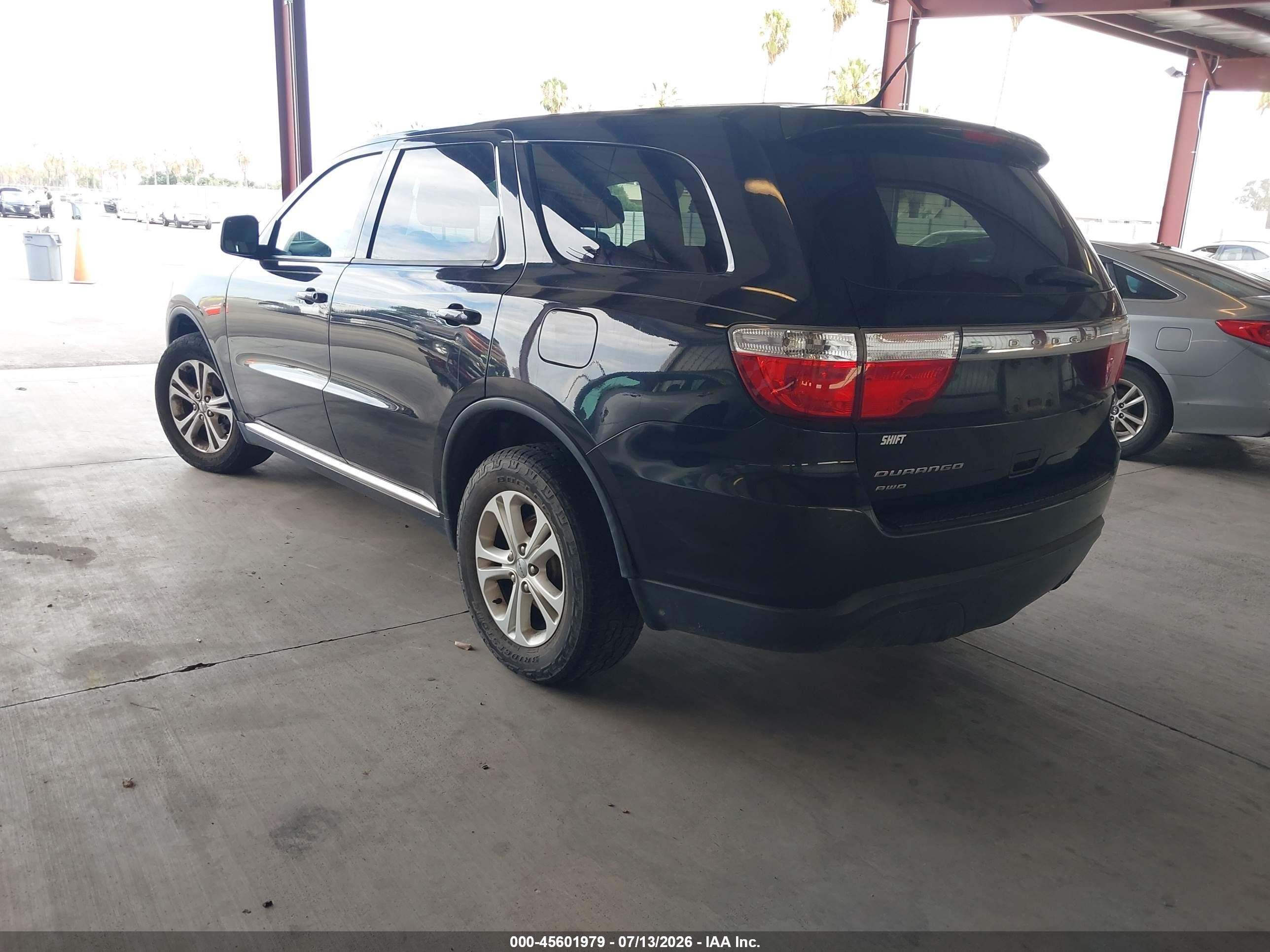 2013 Dodge Durango Sxt Black vin: 1C4RDJAG7DC673580