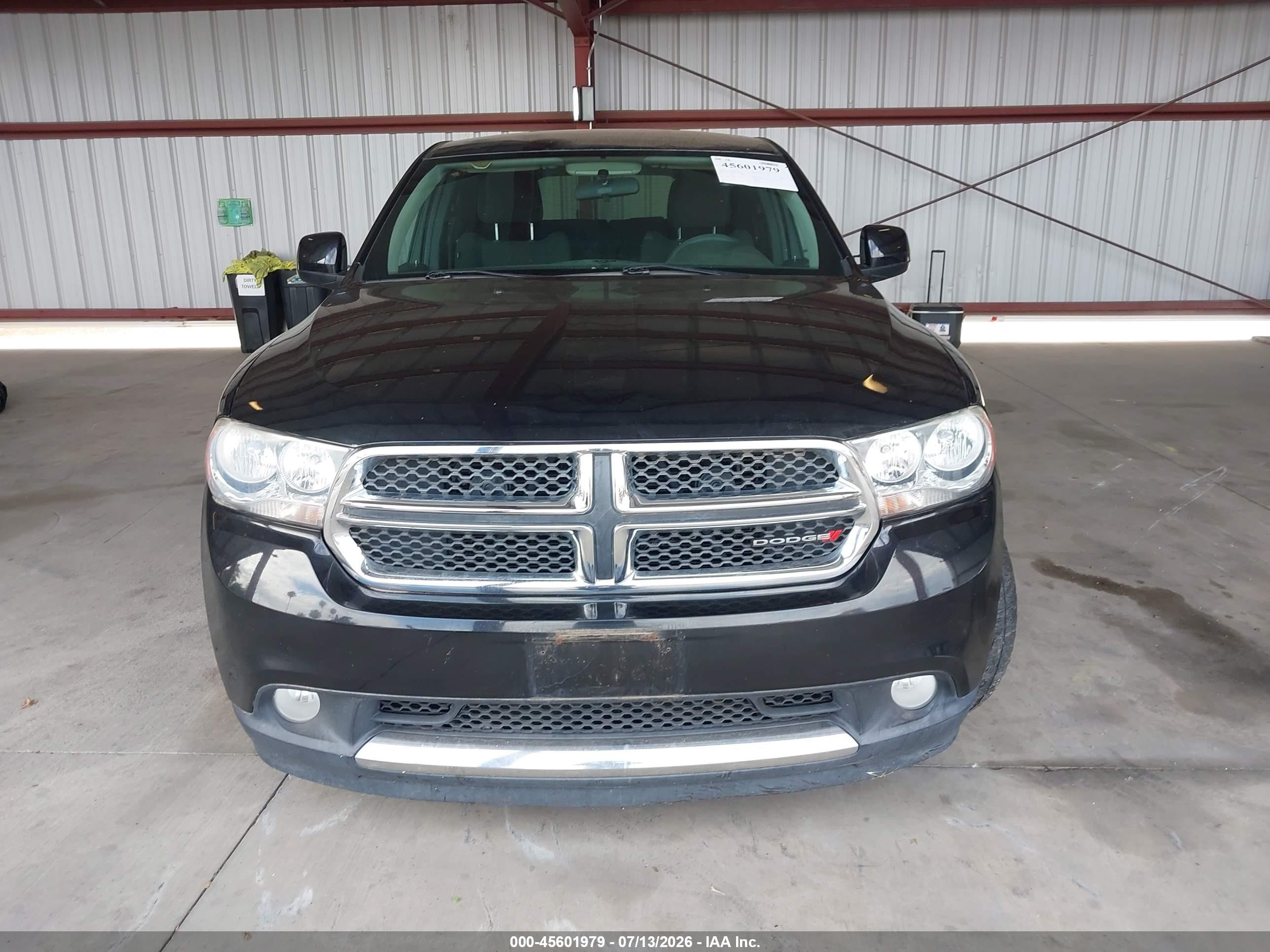 2013 Dodge Durango Sxt Black vin: 1C4RDJAG7DC673580