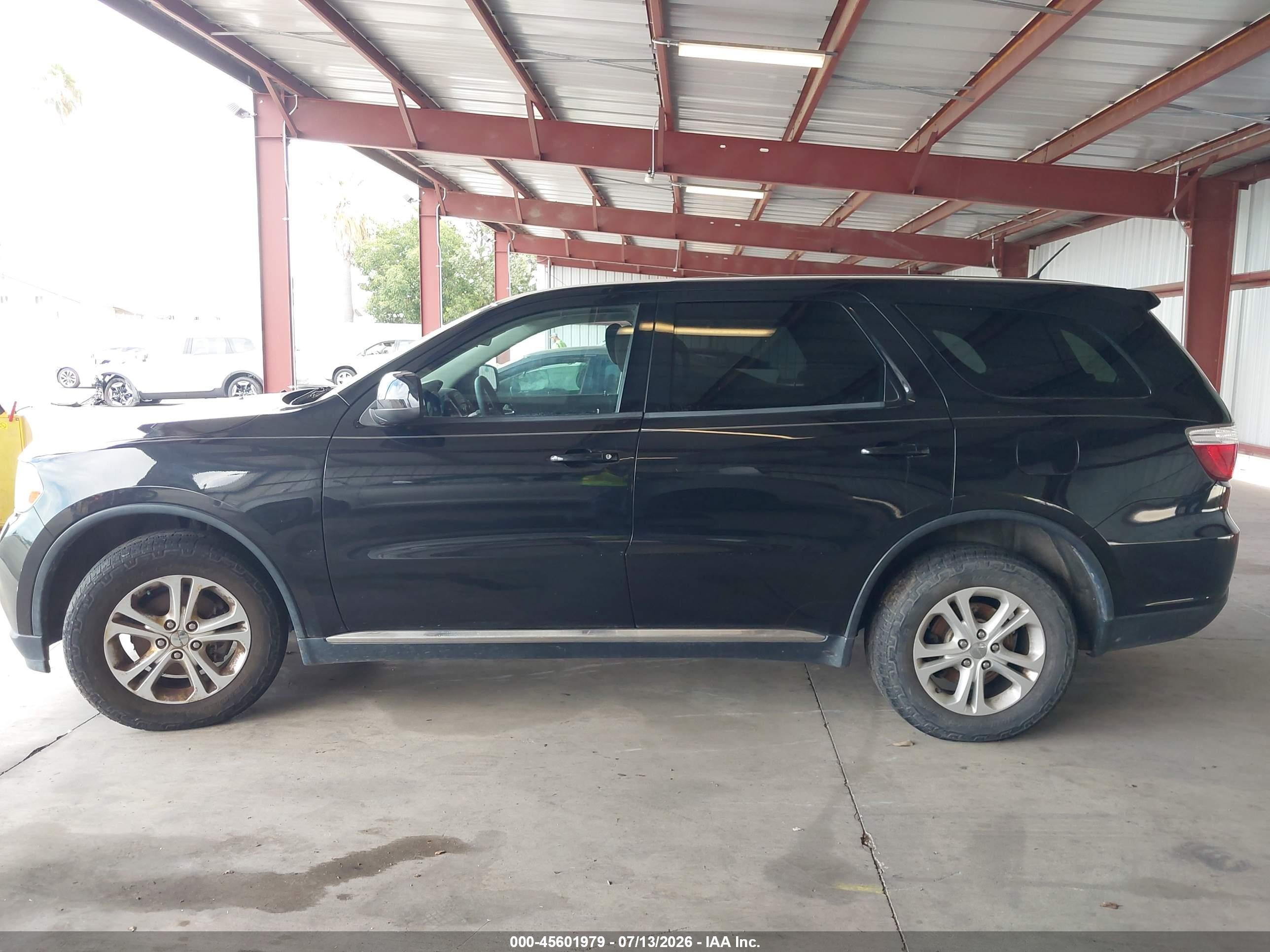 2013 Dodge Durango Sxt Black vin: 1C4RDJAG7DC673580