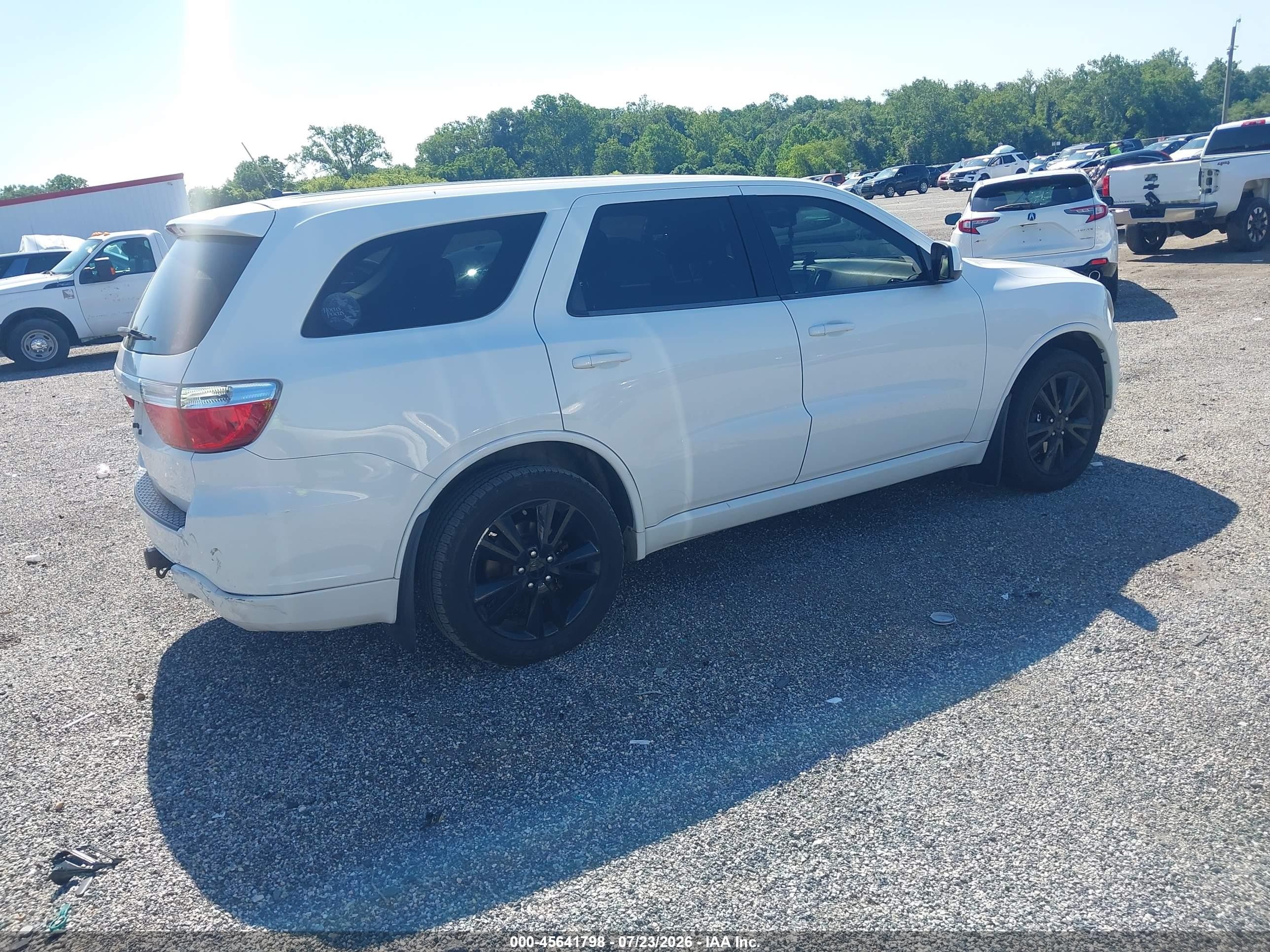 2013 Dodge Durango Sxt Белый vin: 1C4RDJAG7DC681601