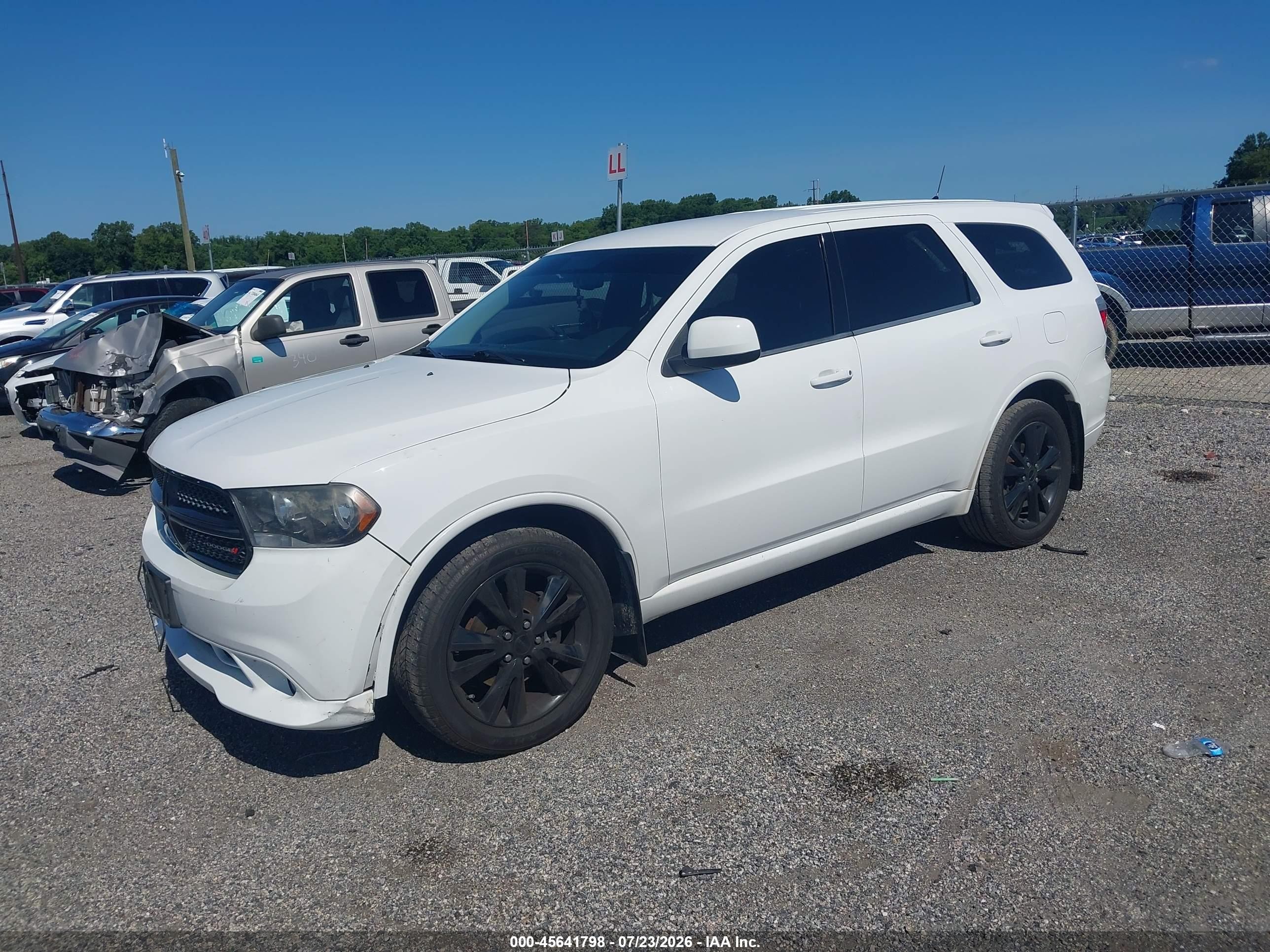2013 Dodge Durango Sxt Белый vin: 1C4RDJAG7DC681601