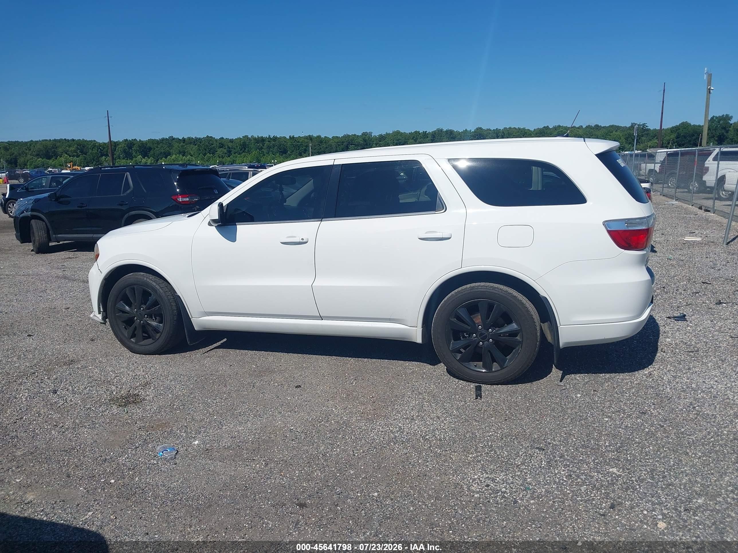 2013 Dodge Durango Sxt Белый vin: 1C4RDJAG7DC681601