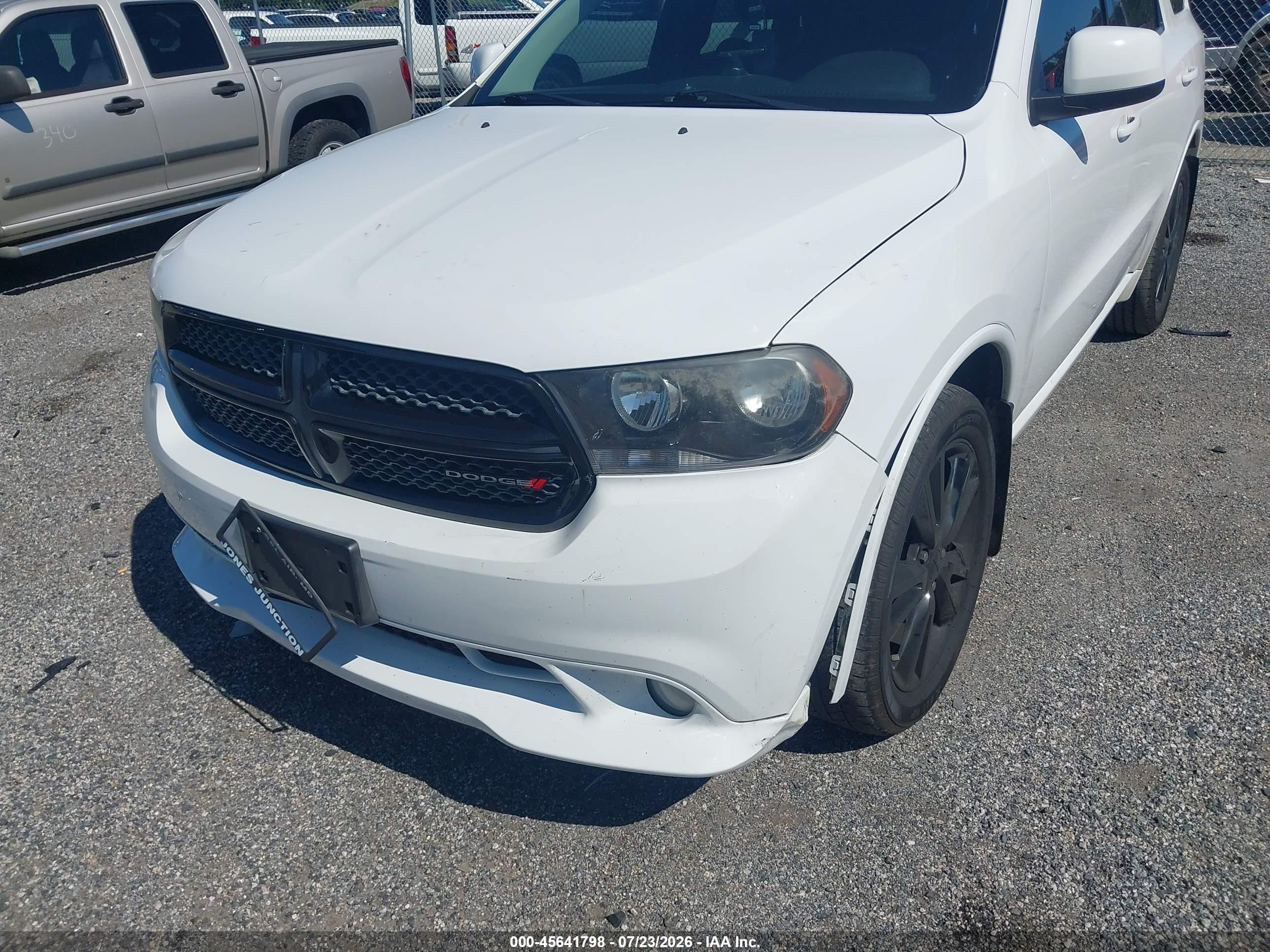 2013 Dodge Durango Sxt Белый vin: 1C4RDJAG7DC681601