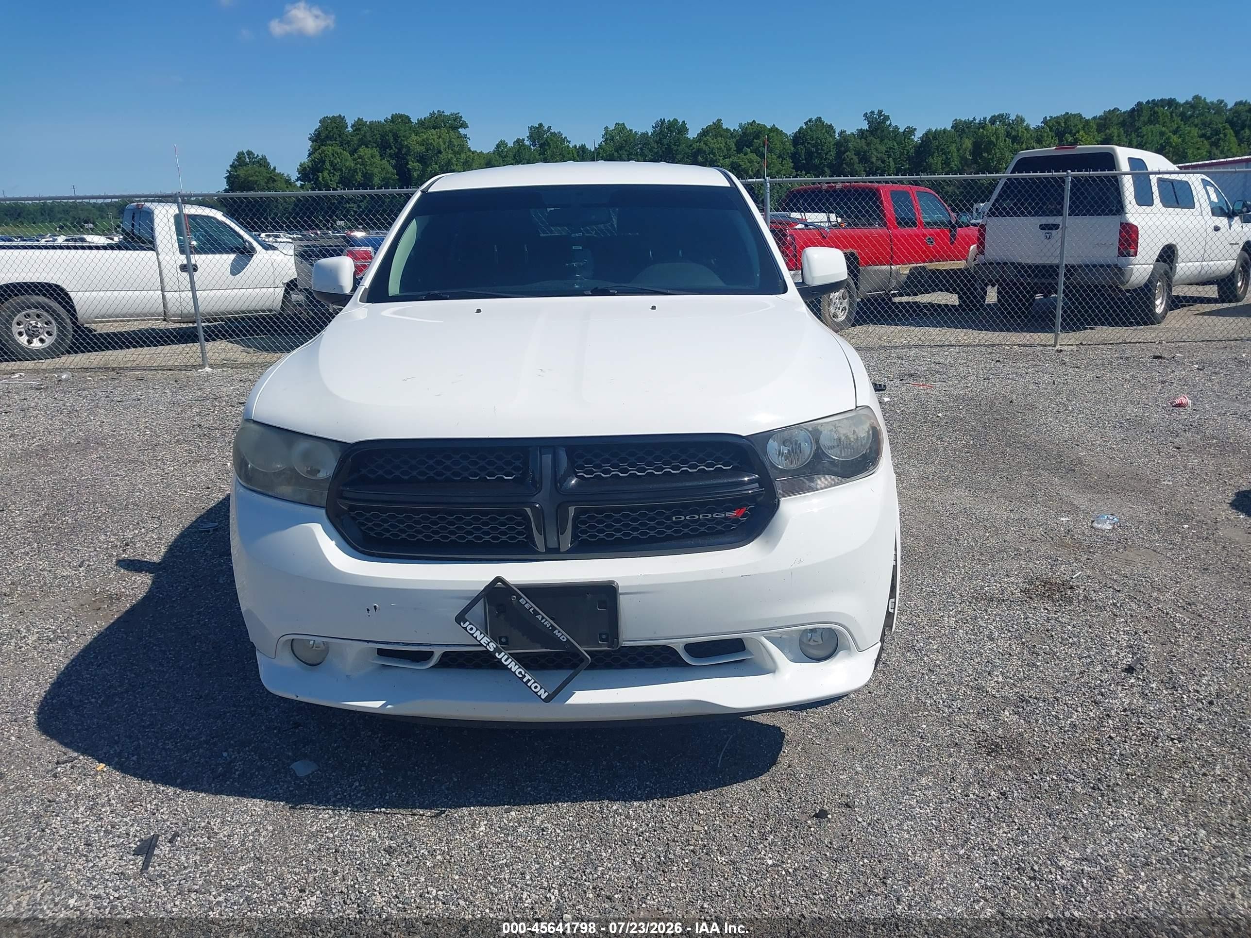 2013 Dodge Durango Sxt Белый vin: 1C4RDJAG7DC681601